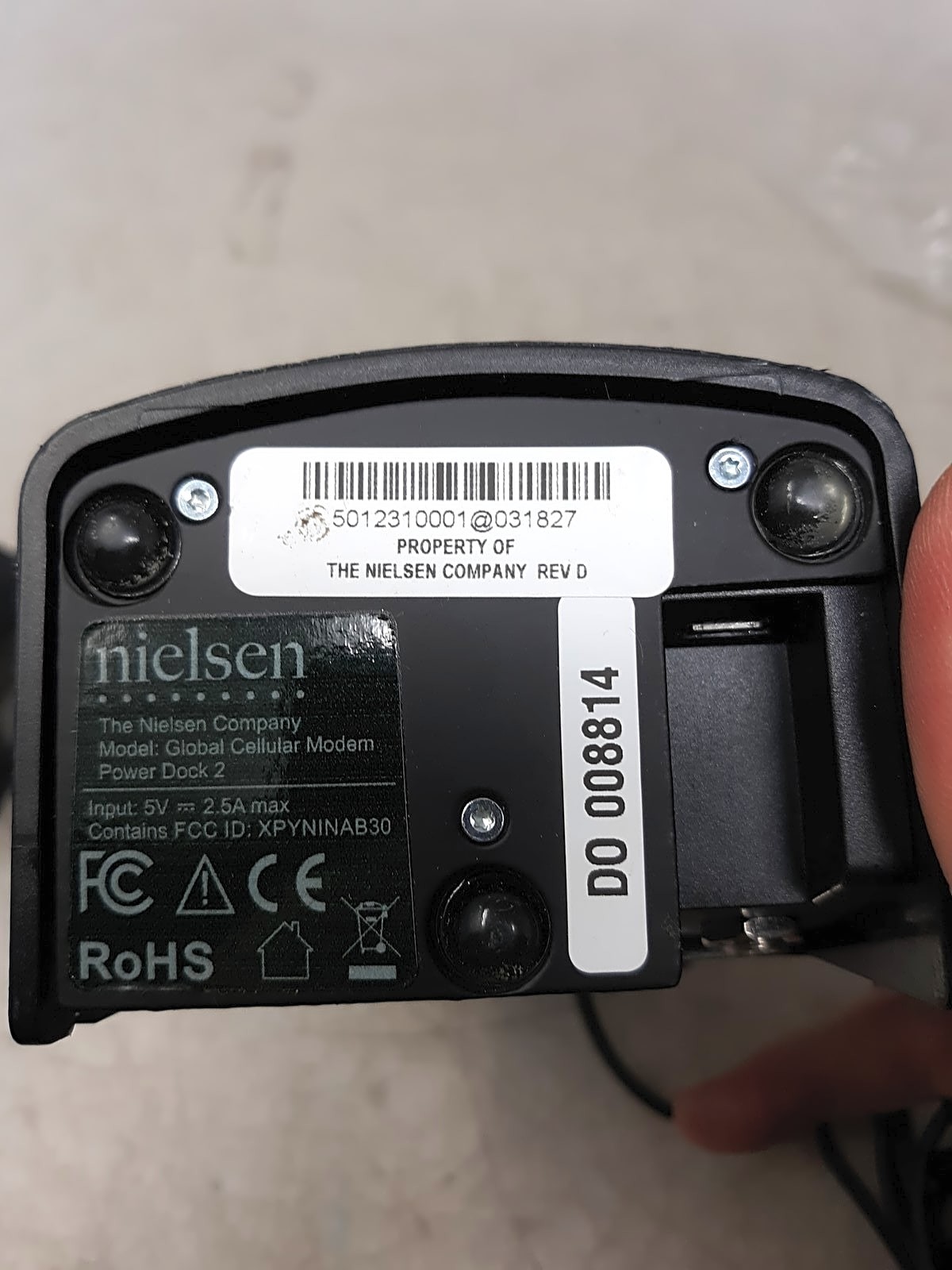 Nielsen Power Dock 2 Cellular Wi-Fi Hotspot Modem