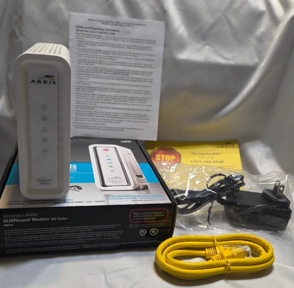 ARRIS SURFboard SB6141 Docsis 3.0 Cable Modem New Open Box