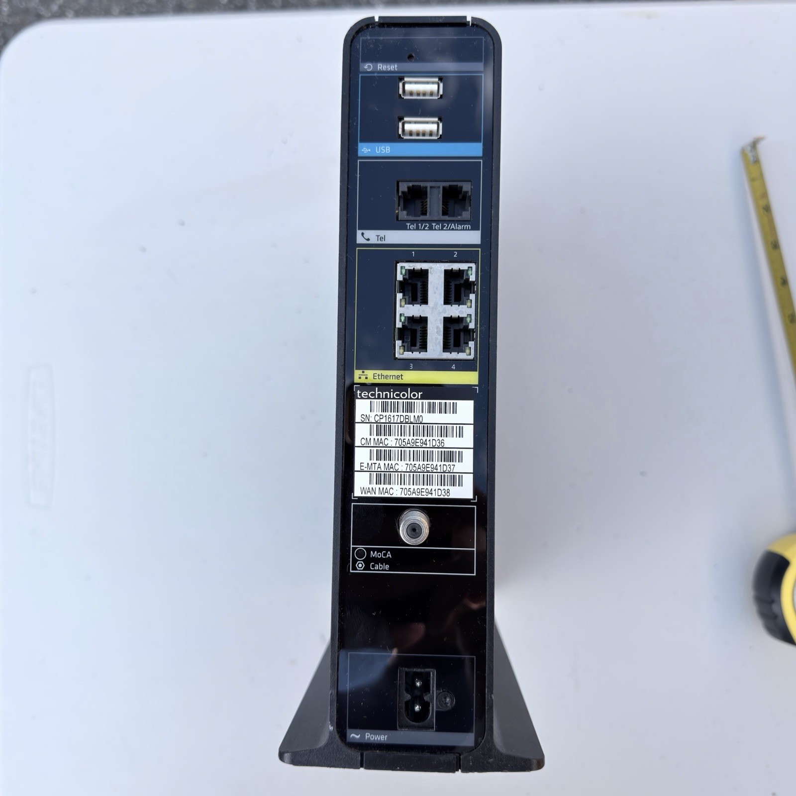 Technicolor TC8717T Wireless Telephone Cable WIFI Modem for Spectrum(D7) Works