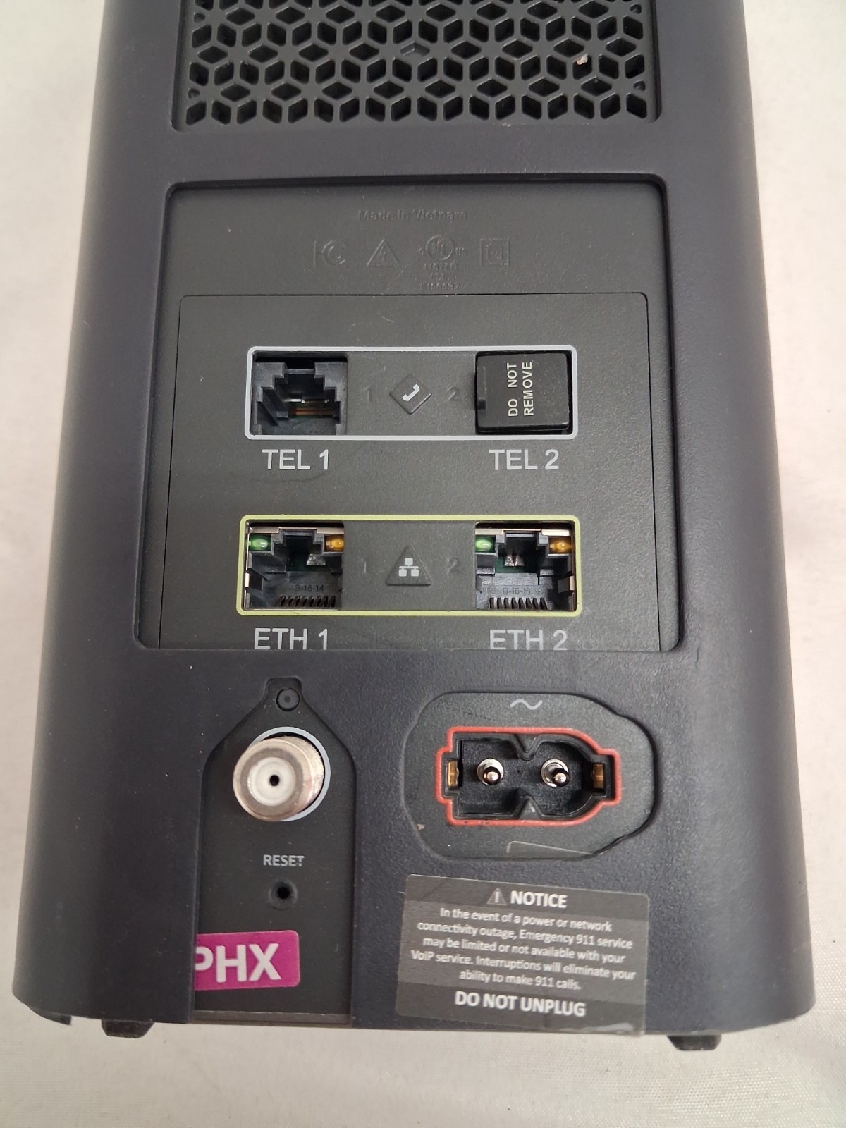 Cox Cable Modem WIFI Router CGM4141COX W/ Power Cord JG
