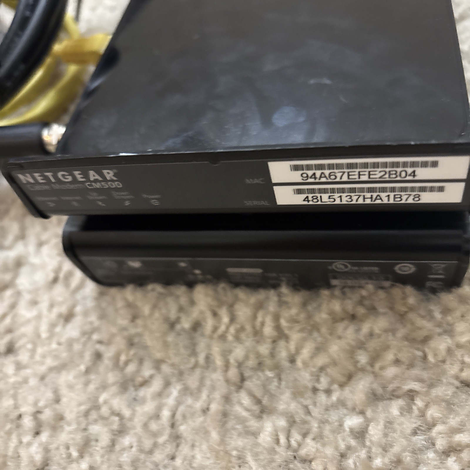 NETGEAR Cm500-1aznas 16×4 DOCSIS 3.0 Cable Modem Max Download Speeds of 686mbps