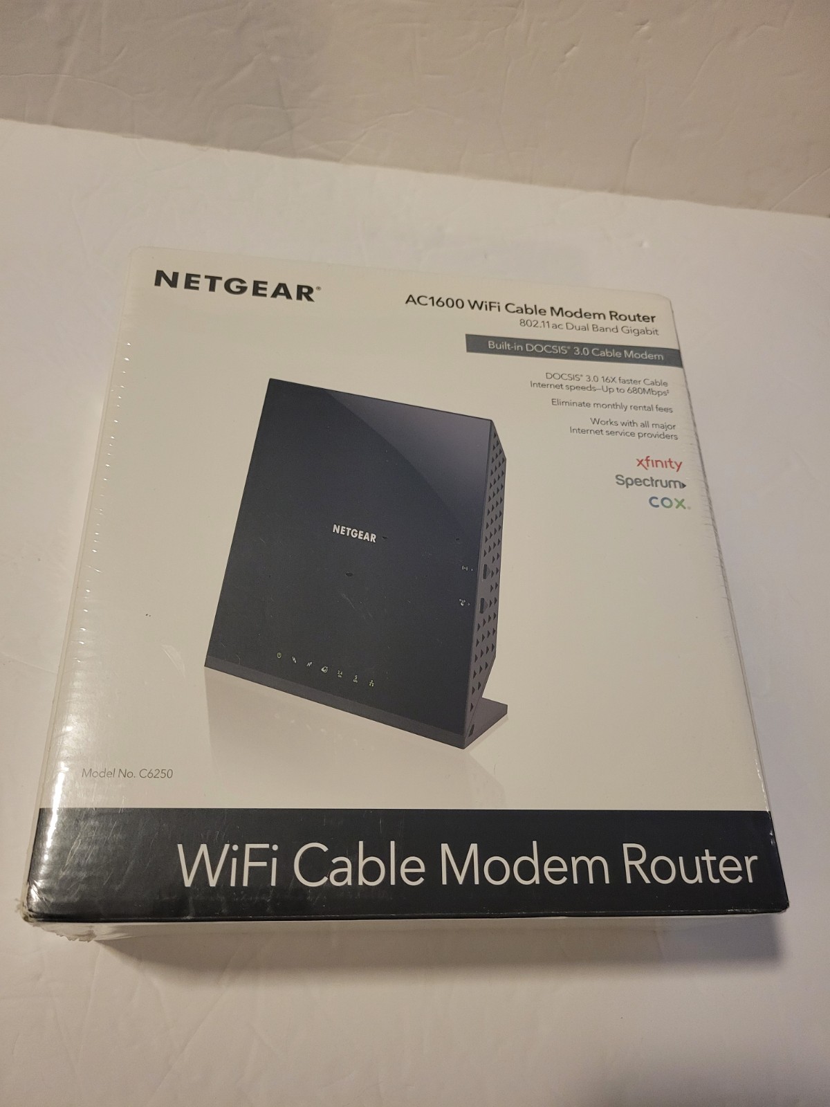 NETGEAR Cable Modem Wi-Fi Router Combo Model ( C6250 ) New Factory Sealed (OEM)