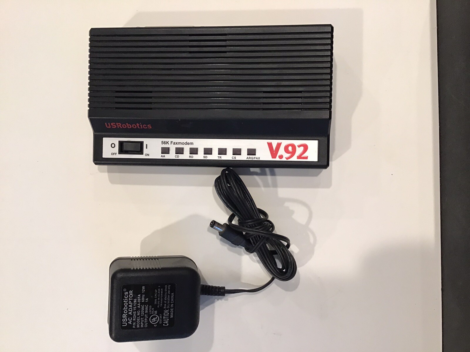 US Robotics V.92 USR5686E External Modem + Fax