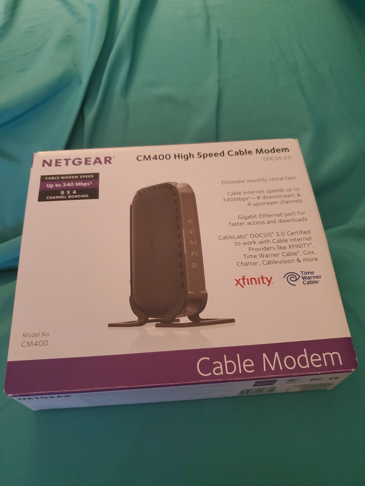 Netgear DOCSIS 30 (CM400-100NAS) 340 Mbps