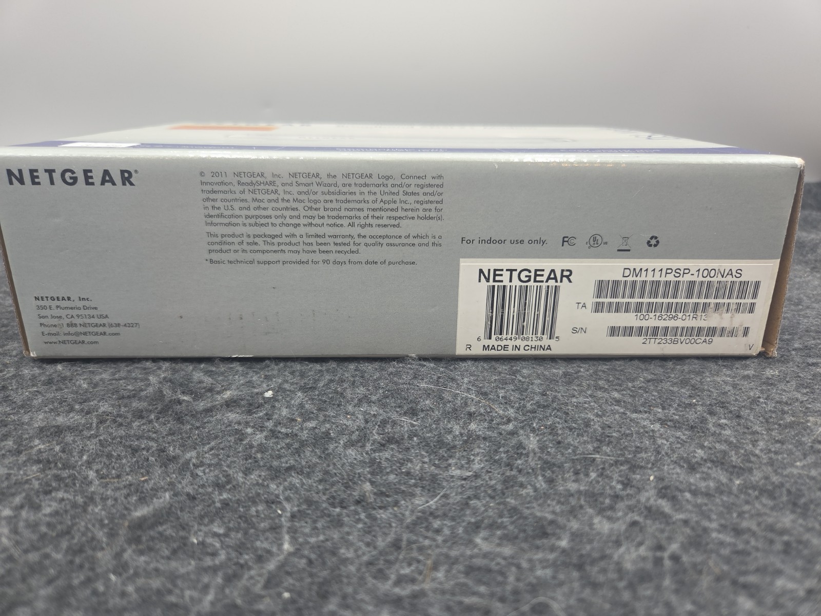 Netgear DM111PSPv2 ADSL2+ Modem High-Speed DSL Internet Modem Router
