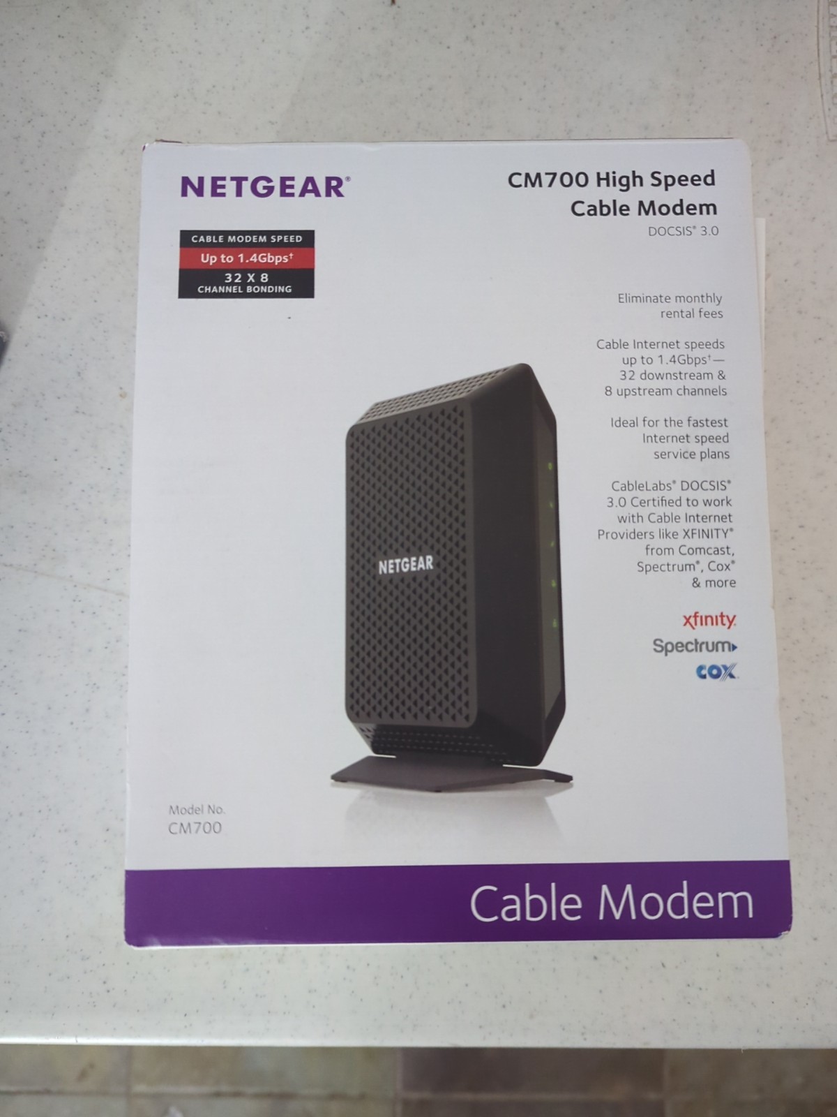 NETGEAR Cable Modem CM700 – Compatible with all Cable Providers incl. Xfinity, S