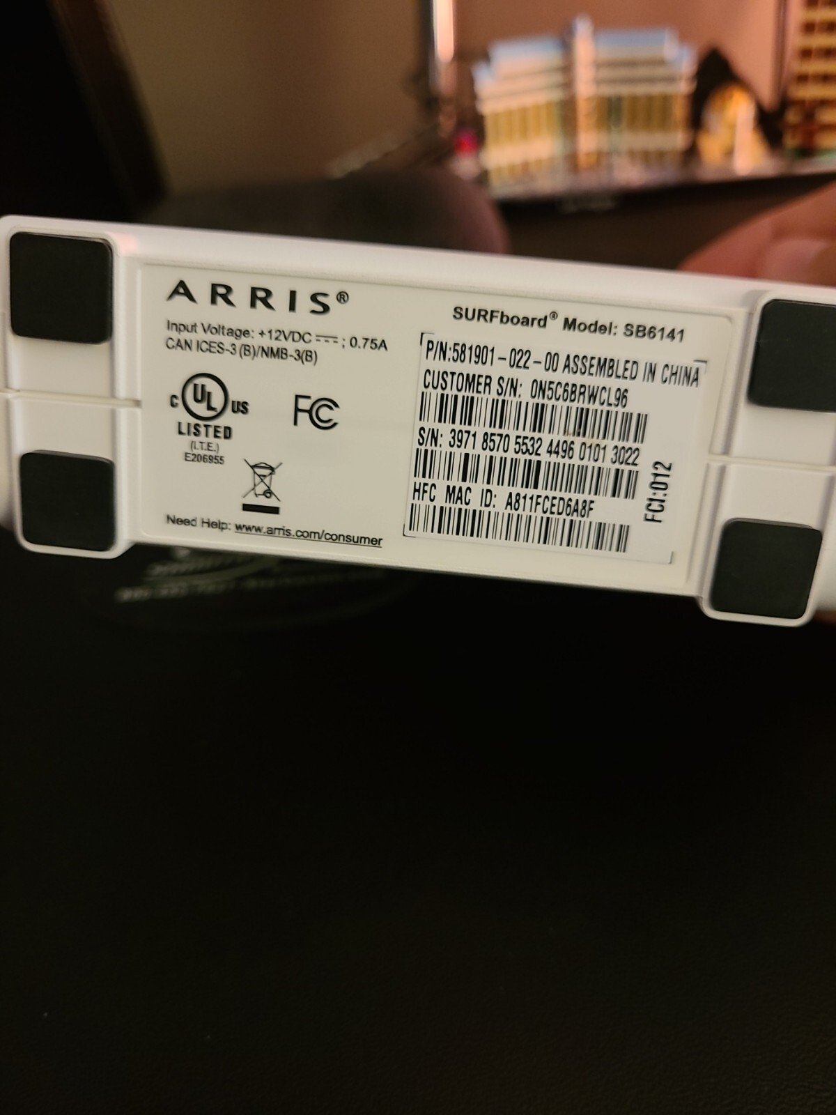 ARRIS SURFboard SB6141 Docsis 3.0 Cable Modem – High-Speed Internet Access