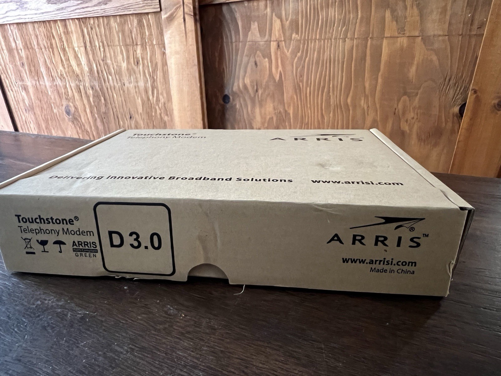 ARRIS Touchstone Telephony Modem DOCSIS 3.0 Cable Modem Black