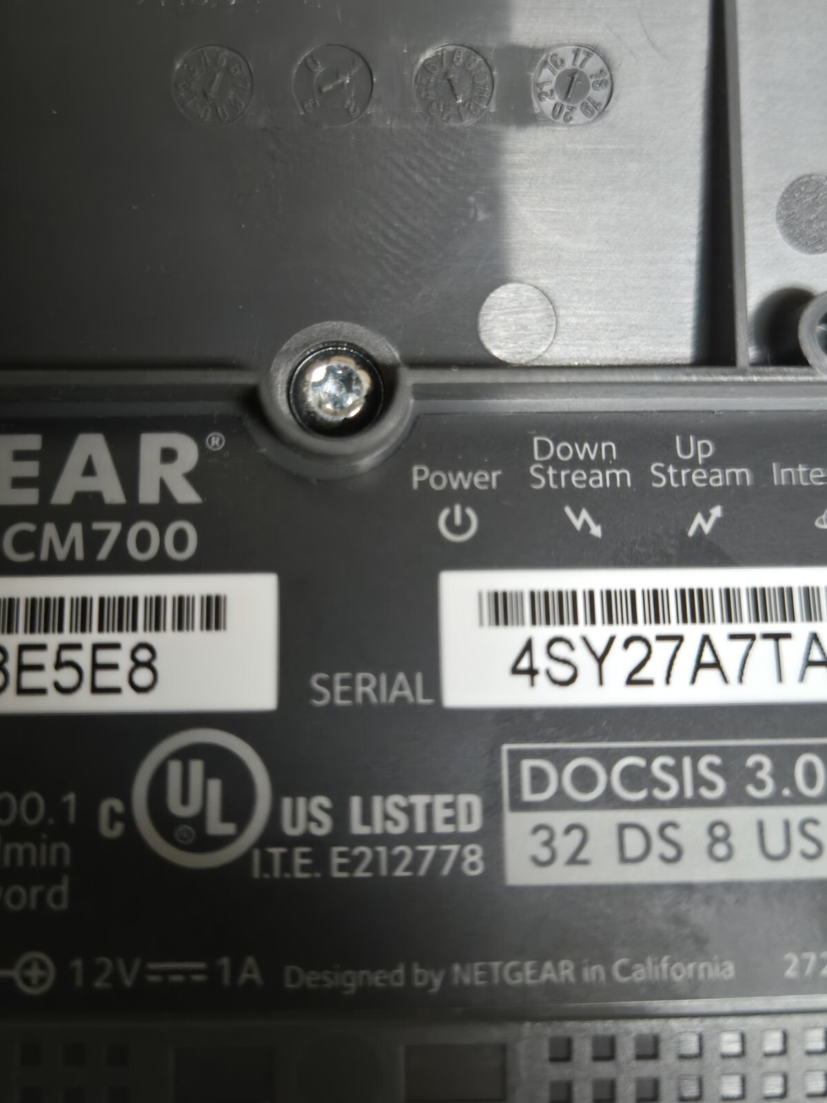 NETGEAR CM700 High Speed Cable Modem 32×8 1.4Gbps DOCSIS 3.0