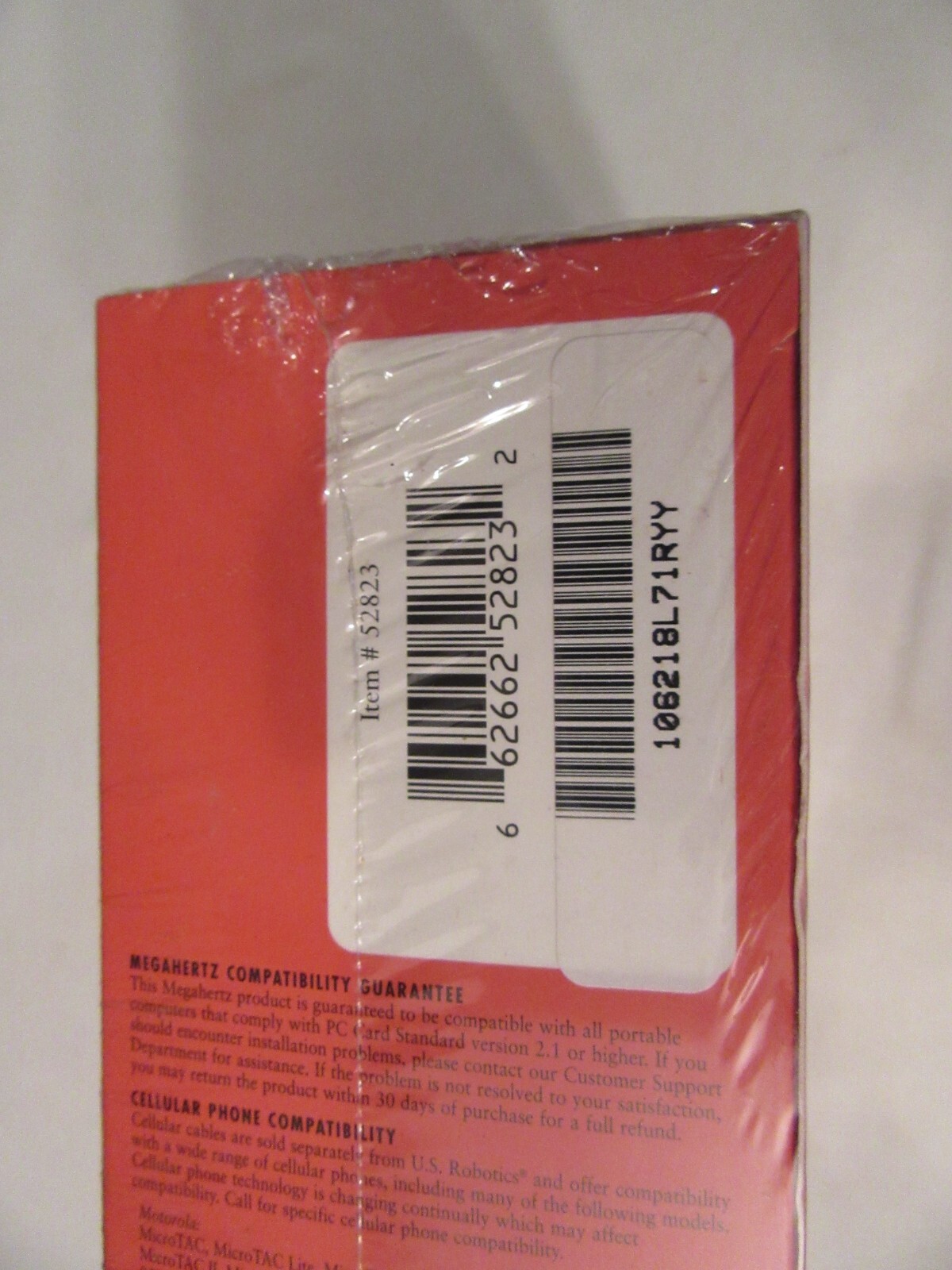 US Robotics Megahertz 56k PC Card Modem, Model XJ5560