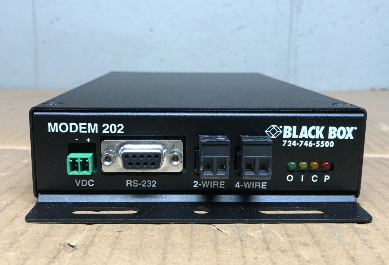 Black Box MD845A-R2 Analog Async Bell Modem 202 – LEASED-LINE , RS-232