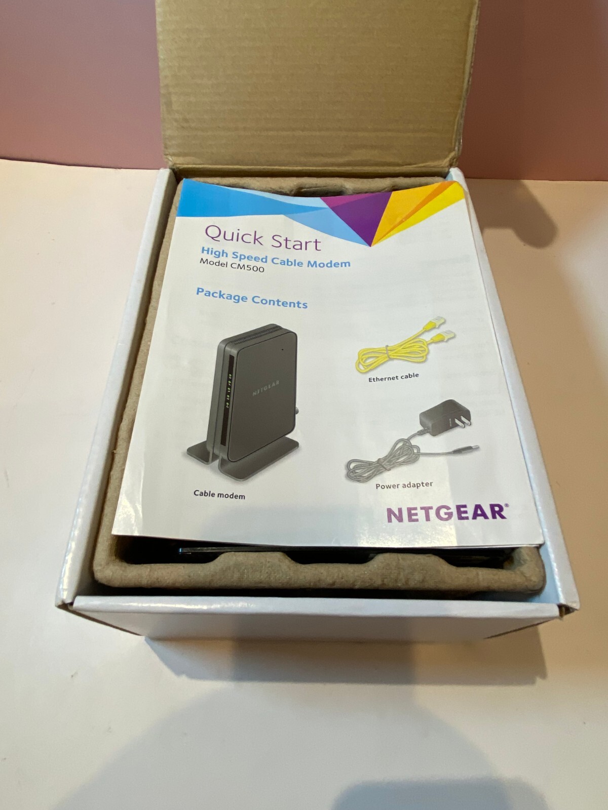 NETGEAR Cm500-1aznas 16×4 DOCSIS 3.0 Cable Modem Max Download Speeds of 686mbps
