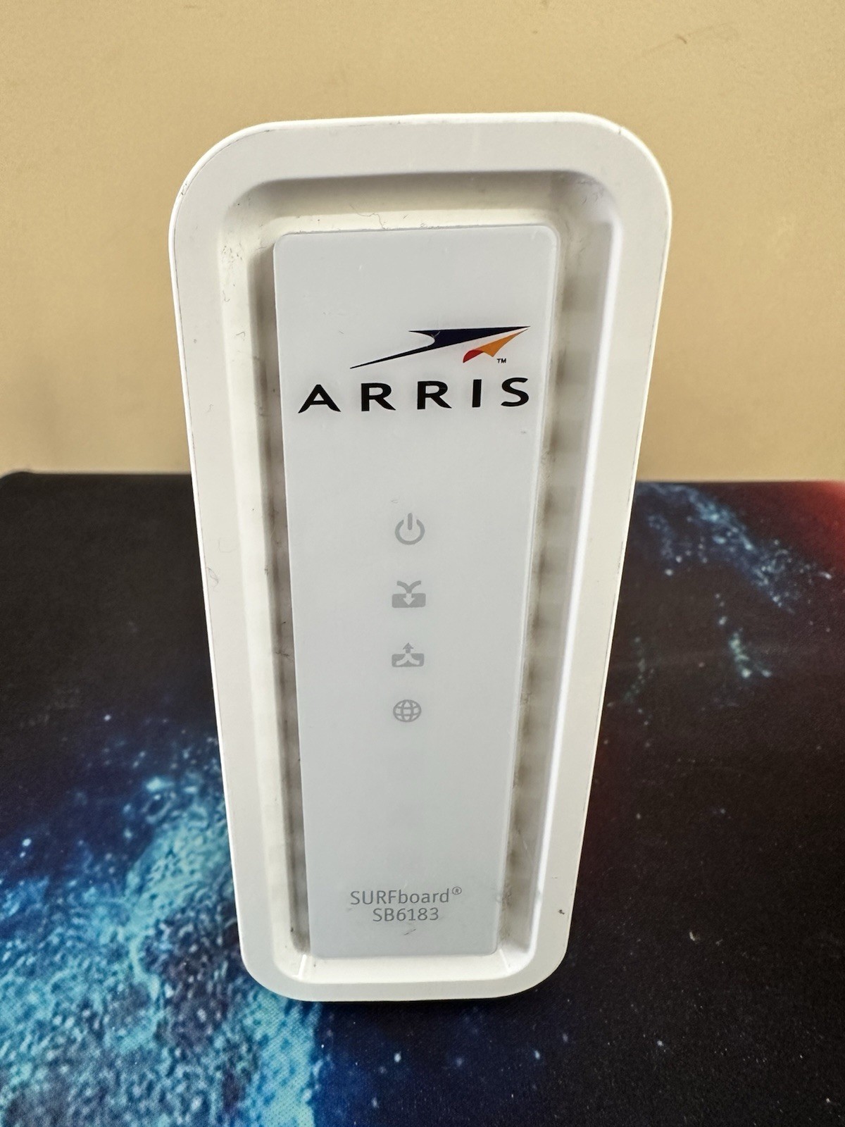 ARRIS SB6183 White Cable Modem 686 MBPS Xfinity Cox Spectrum DOCSIS 3.0