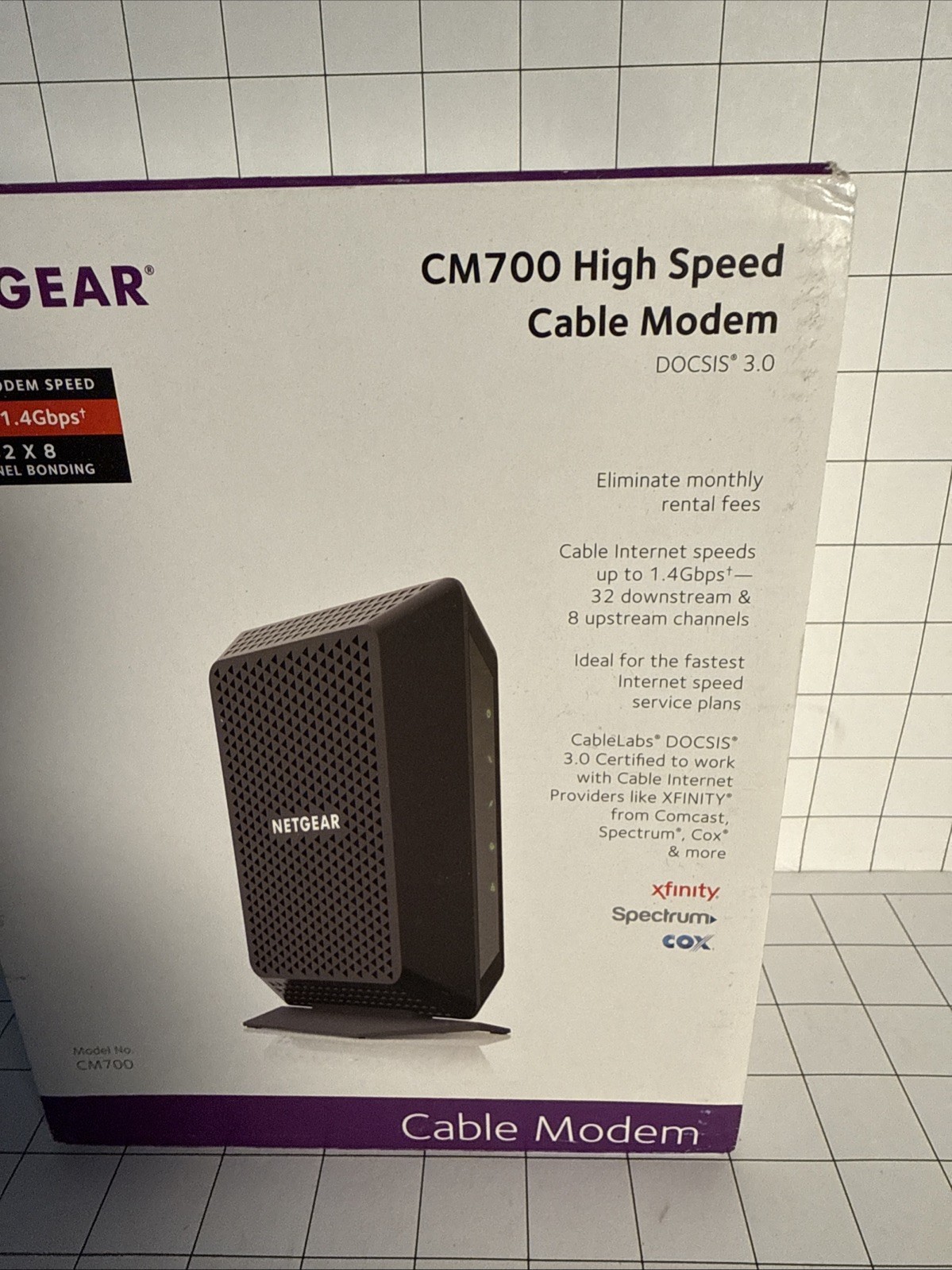 NETGEAR CM700 High Speed Cable Modem Free Shipping WIFI Network speed 1.4gbps