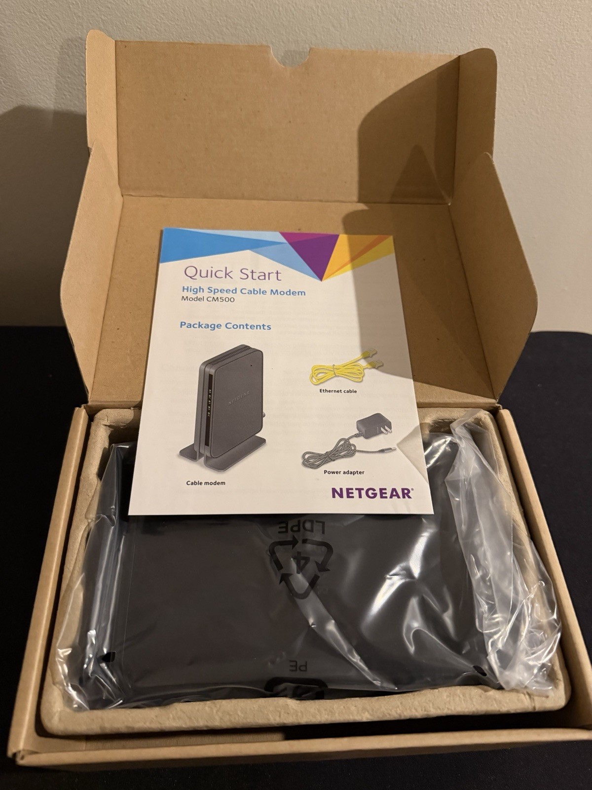 NETGEAR CM500-1AZNAS High Speed DOCSIS 3.0 Cable Modem