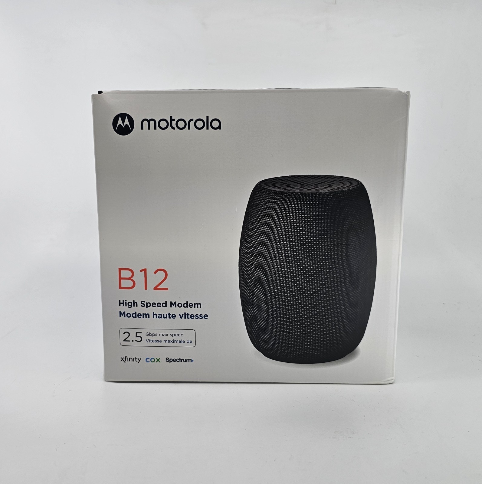 Motorola B12 DOCSIS 3.1 Cable Modem 2.5 Gbps RJ-45 Xfinity/Cox/Spectrum
