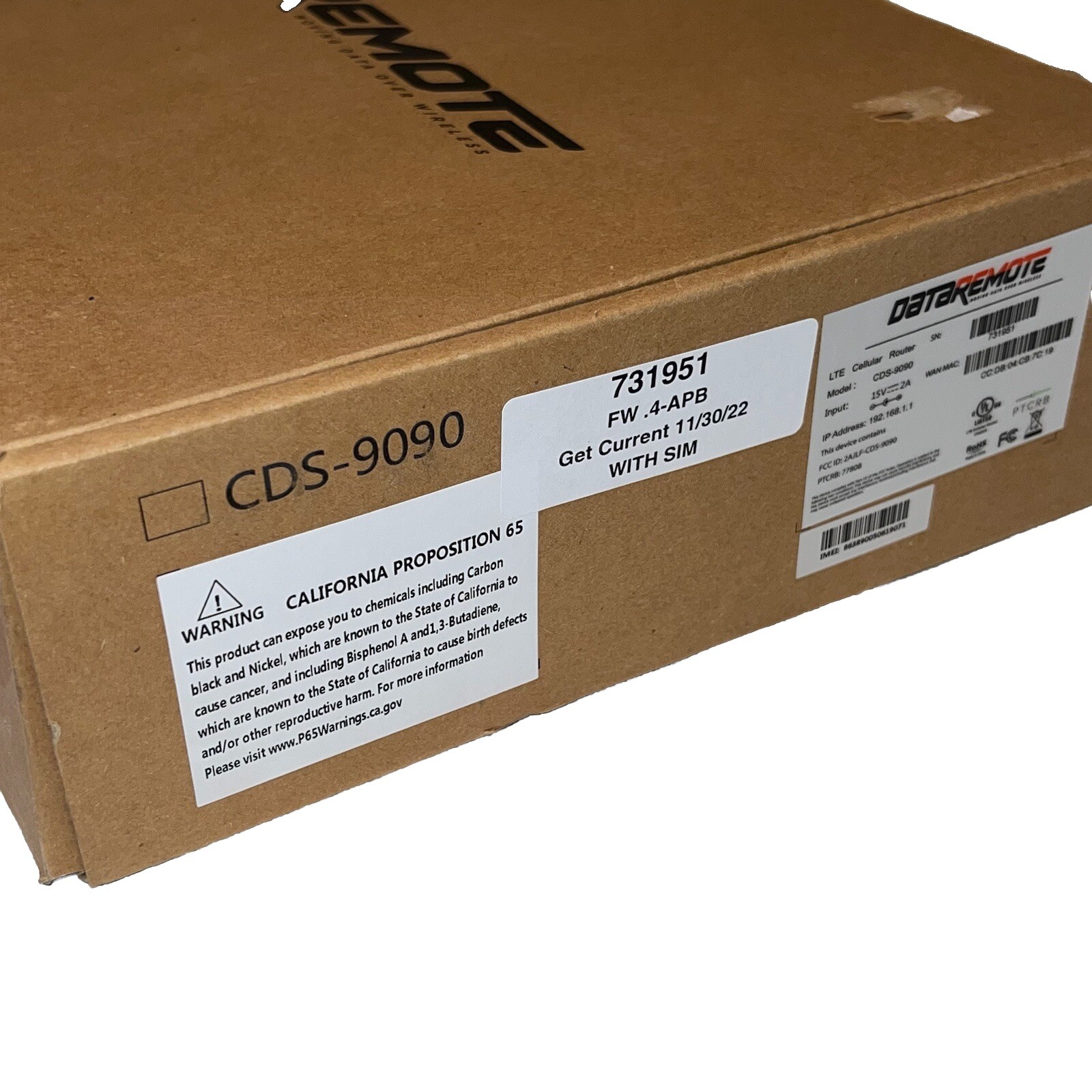 DataRemote CDS-9090 Advanced LTE Cellular Router