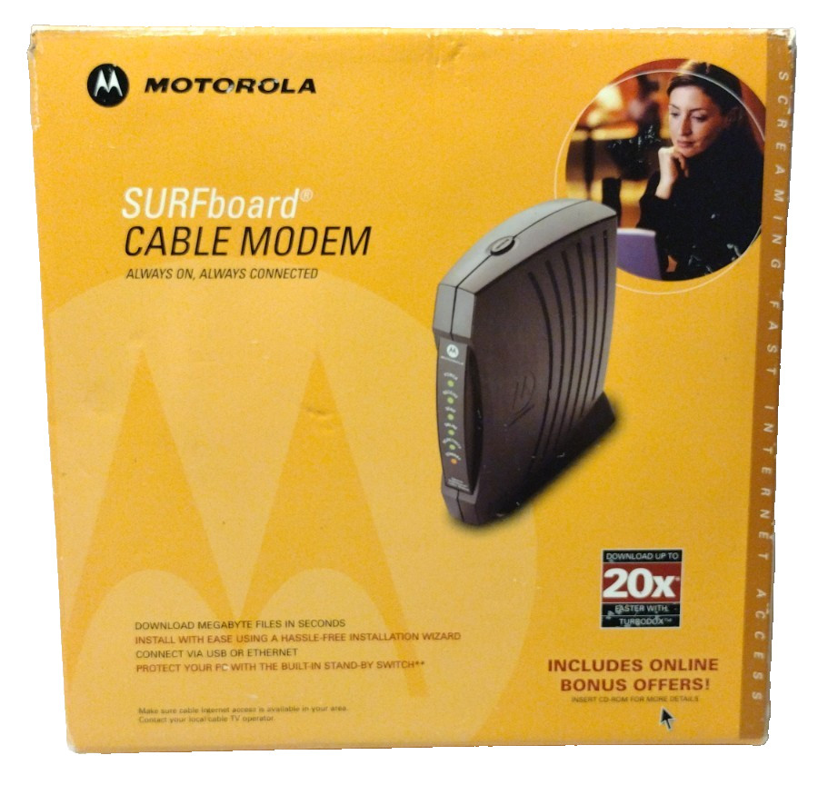 Motorola SURFboard SB5120 Cable Modem New Open Box B2