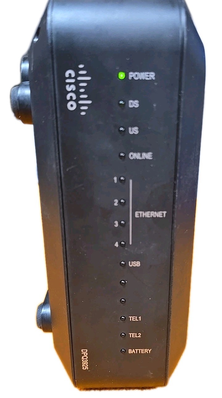 CISCO DPQ3925 8×4 LOT of 3X DOCSIS 3.0 Wireless Gateway Modem Router