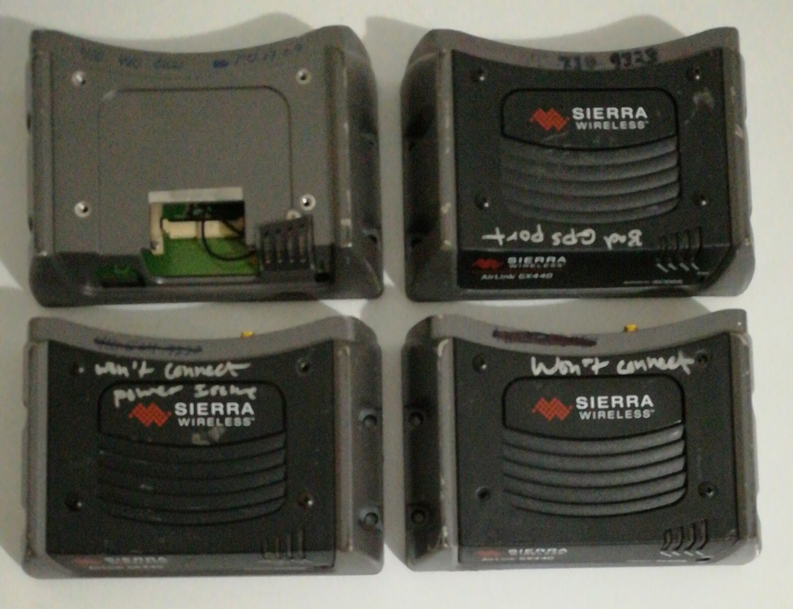 Lot of 4 SIERRA WIRELESS AirLink GX440 Verizon 4G LTE Wireless Cellular Modem