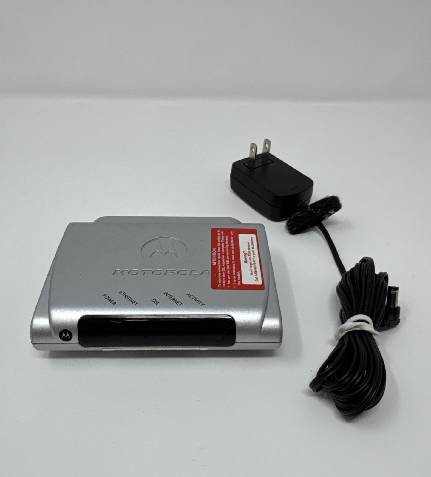 Motorola MSTATEA DSL Modem 2210-02-1022 W/O Power Supply AT&T Works Great