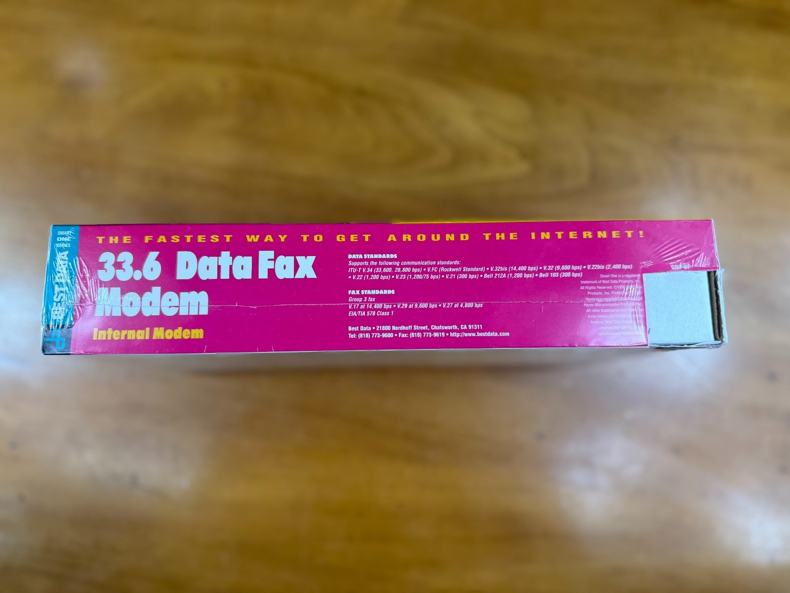 New Vintage Best Data Fax modem External 33.6 v.34 NIB