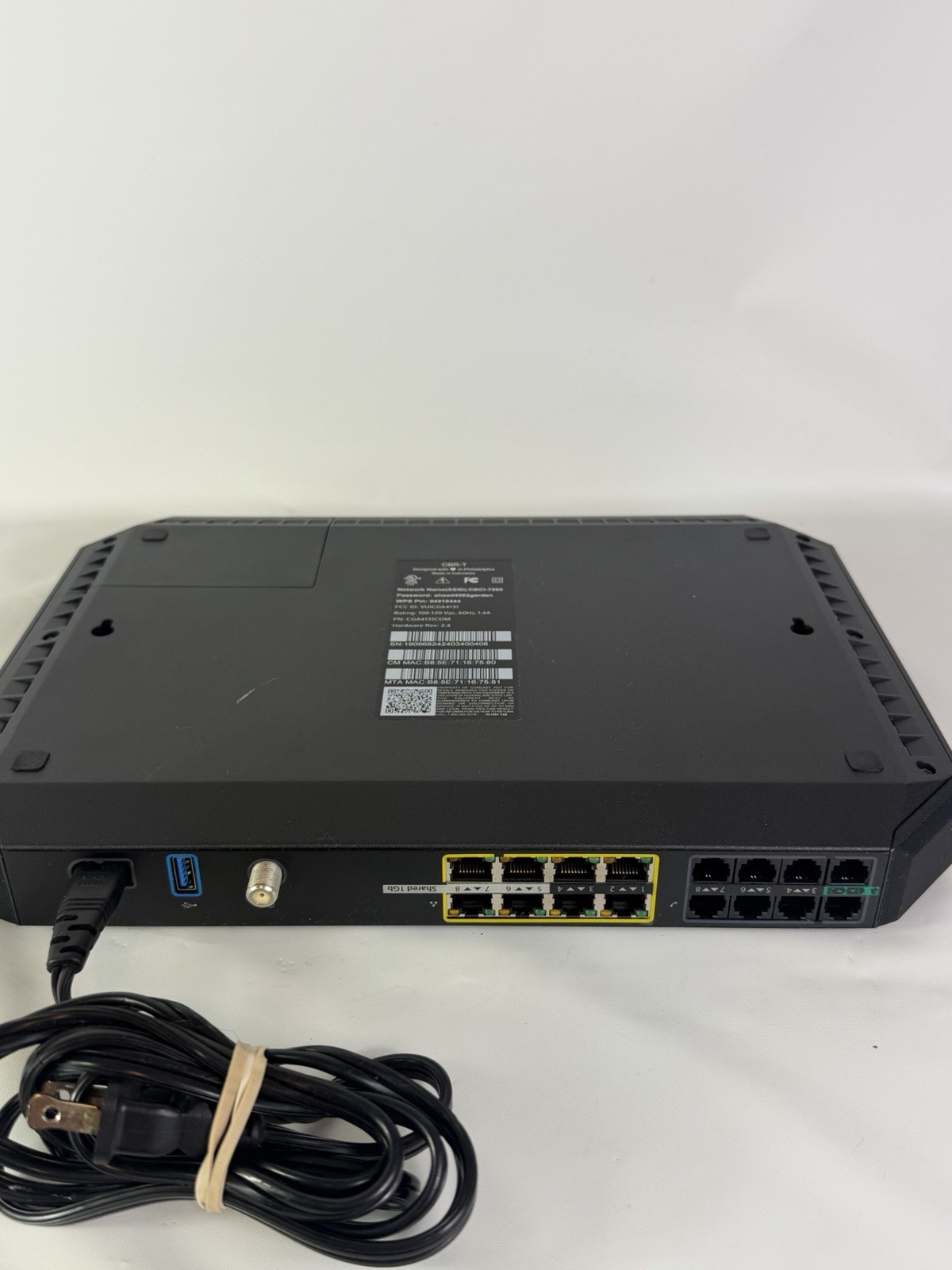 Comcast Business CBR-T CGA4131COM Modem/Wifi Router