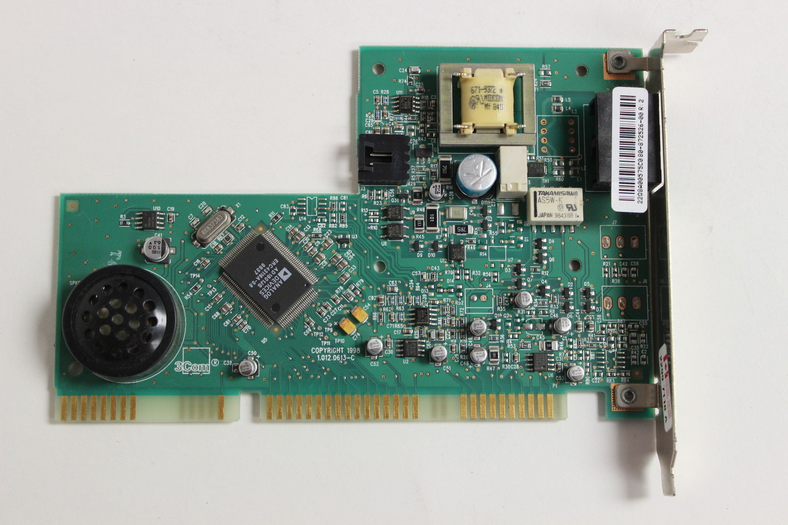 GATEWAY 6000758 ISA 56K INTERNAL MODEM US ROBOTICS MODEL 0613