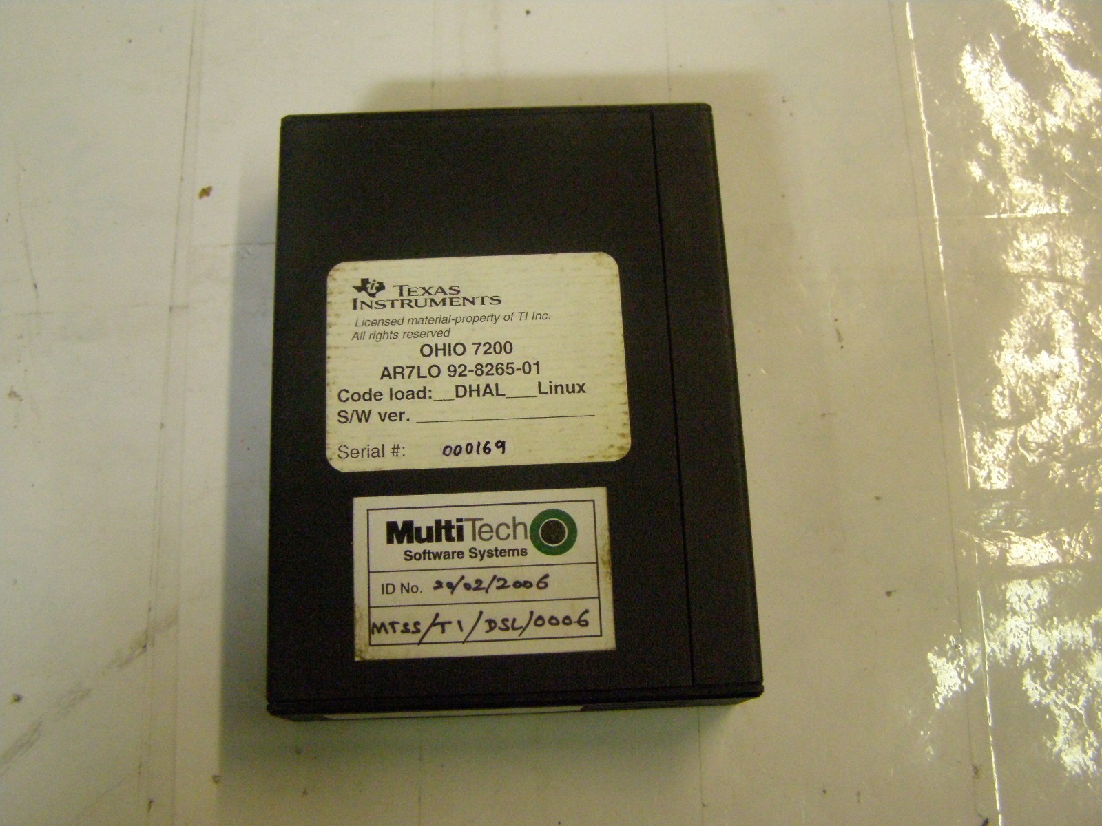 Texas Instruments ADSL AR7 Ethernet Bridge Router Modem