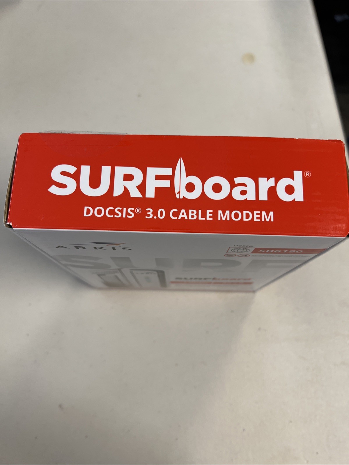 Arris SURFboard DOCSIS 3.0 Cable Modem 1Gbps 32×8 Channels SB6190 NOB