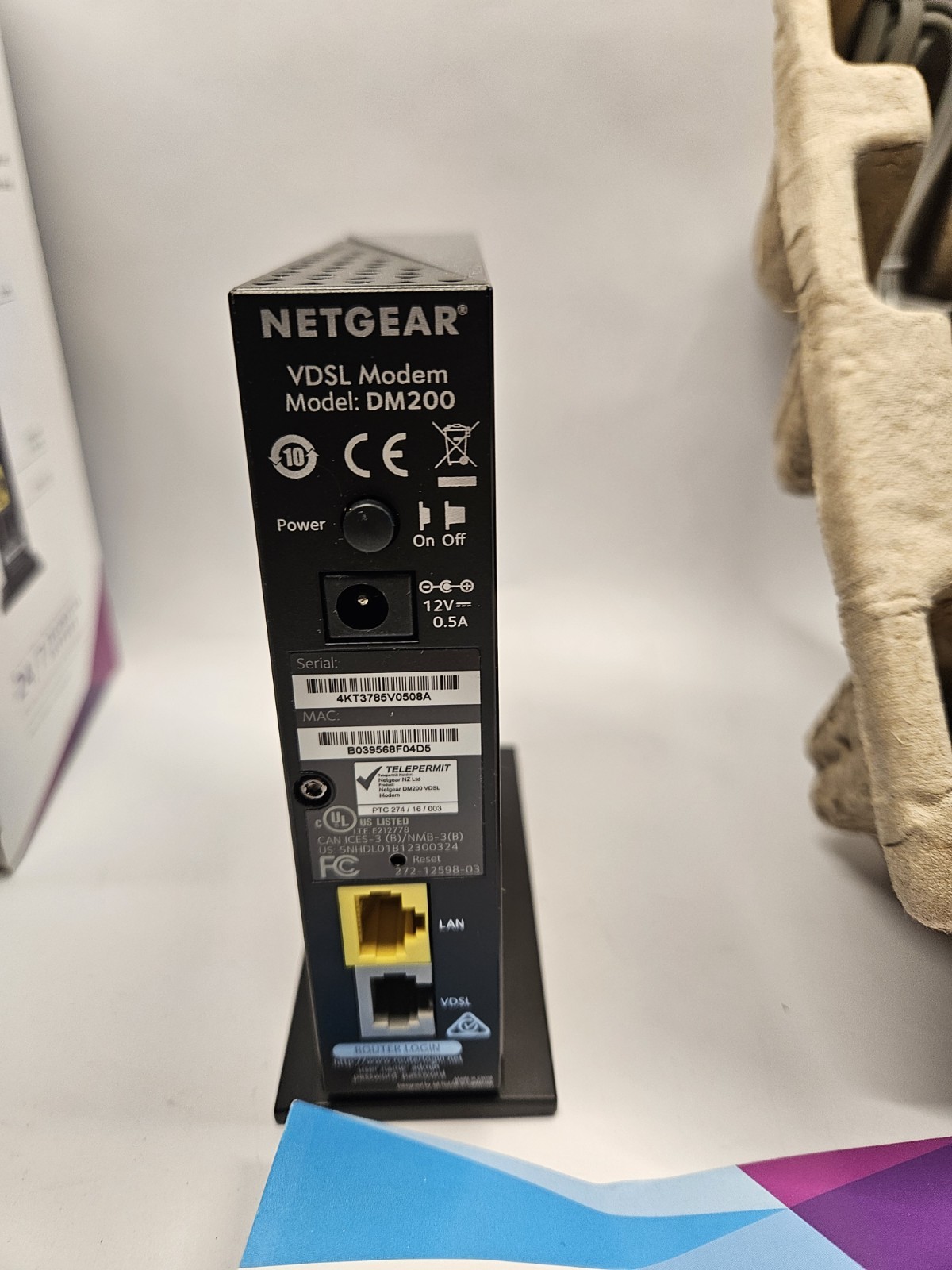 NETGEAR DM200-100NAS DSL VDSL High Speed Broadband Modem