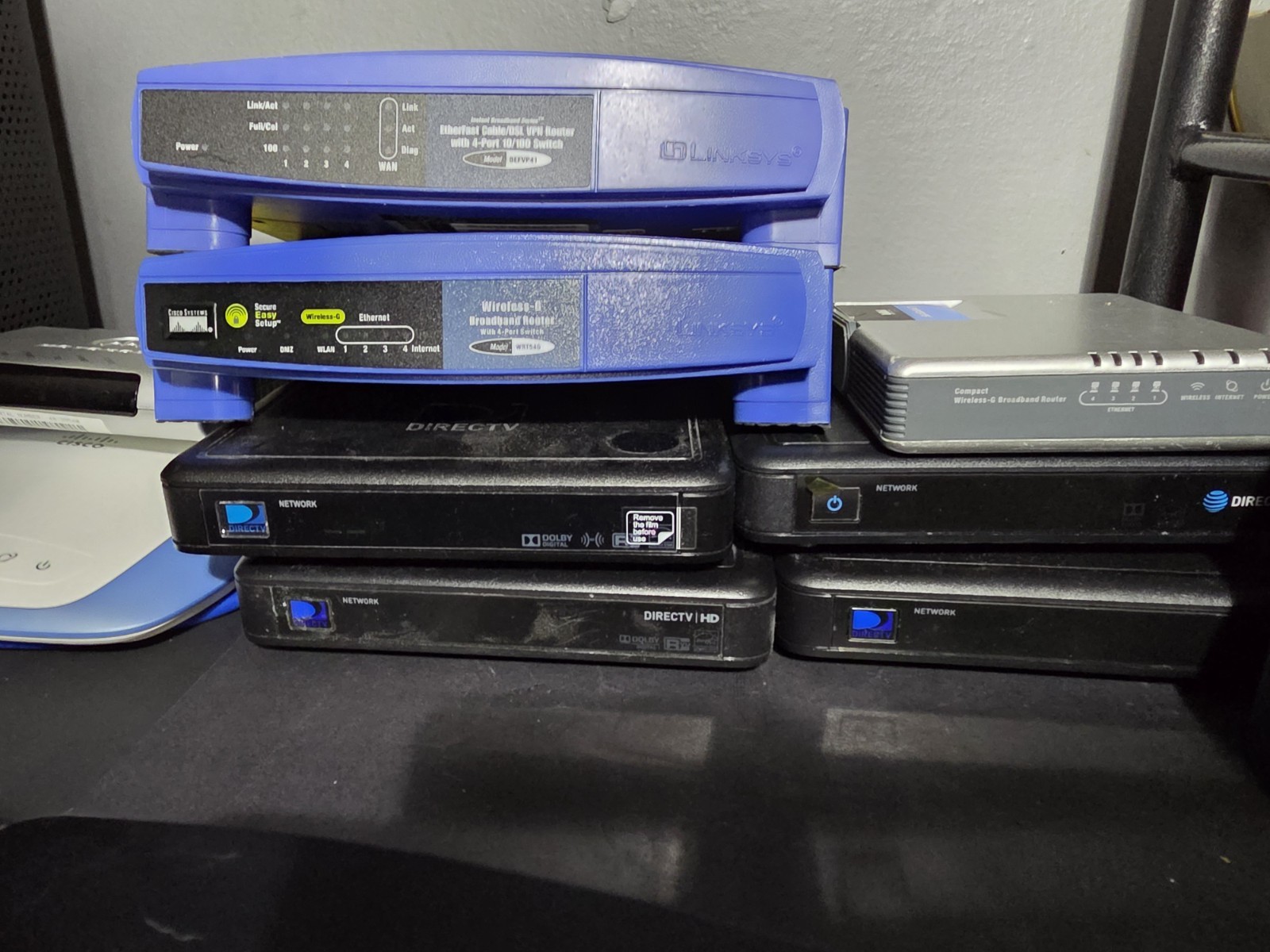 Bundle of used Modems, Routers, Etc Extra Equipment -Free Shipping