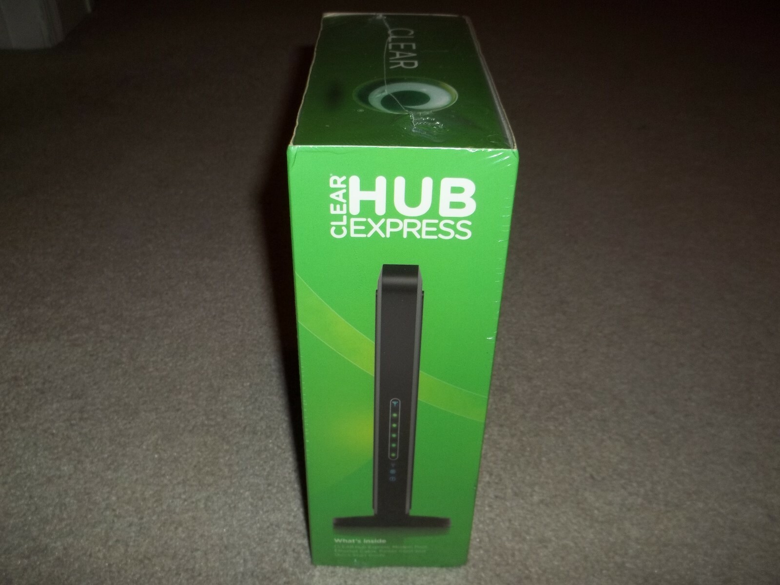 New Sealed Clear Hub Express 4G Home Internet Modem Foot Cable Cord & Guide 2013