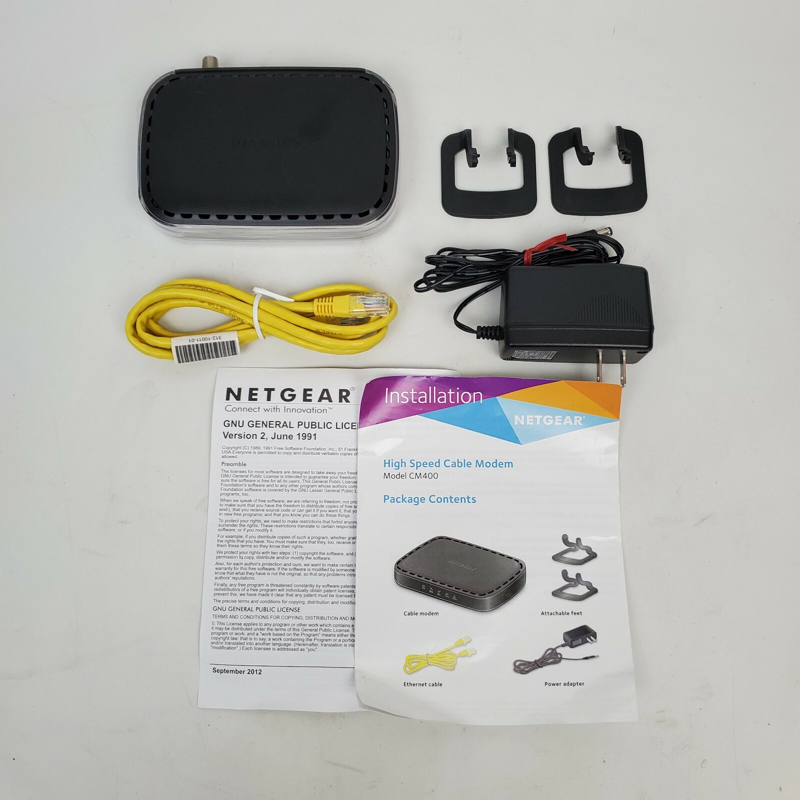 Netgear DOCSIS 3.0 High Speed Cable Modem 340 Mbps CM400-100NAS