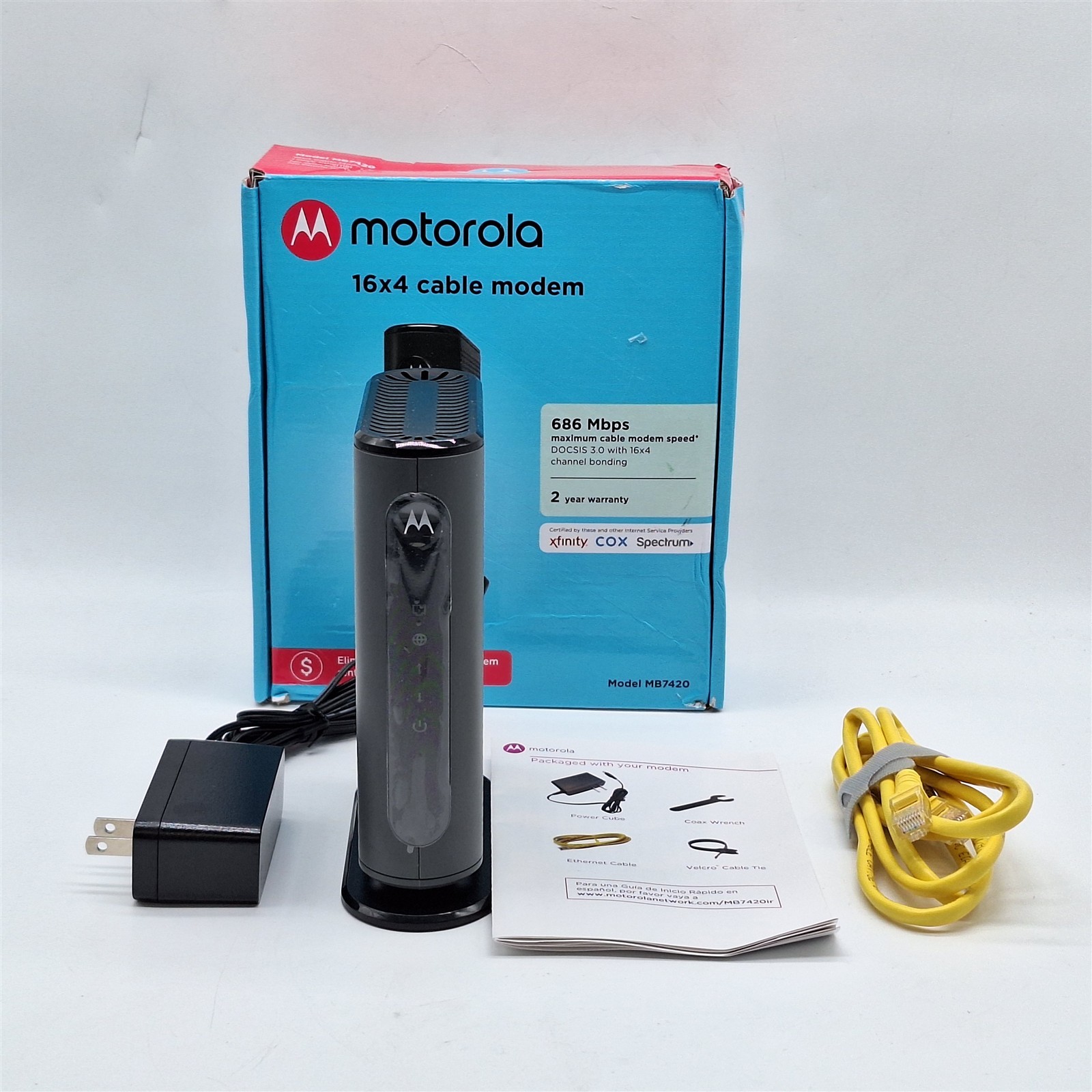 Motorola MB742010 686mbps DOCSIS 3.0 Cable Modem