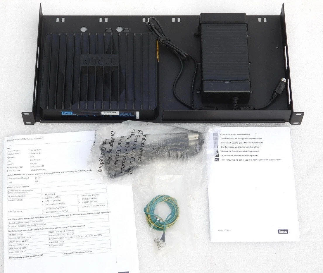 BRAND NEW NEWTEC IP MDM2510 SATELLITE MODEM COMMUNICATION REMOTE ROUTER MDM 2510