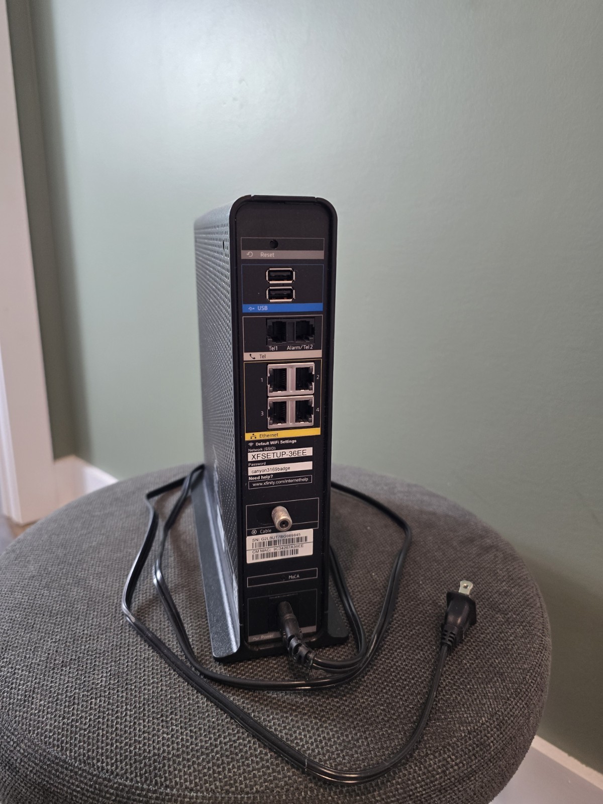 Xfinity Arris XB3 DualBand Wifi Router 802.11AC Cable Modem Black