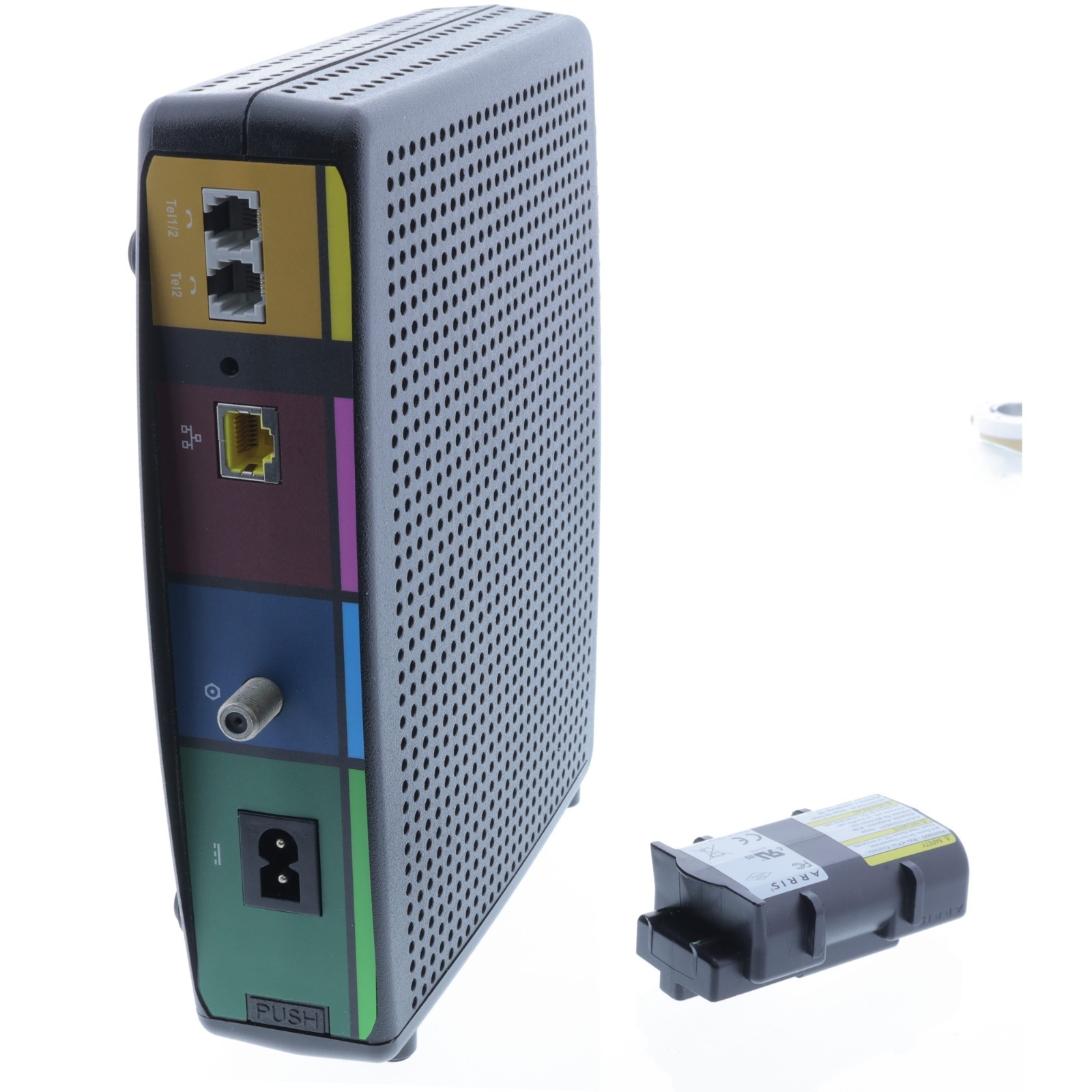 Arris TM822R DOCSIS 3.0 Voice Cable Modem w/ Backup Battery – Used, Great Shape
