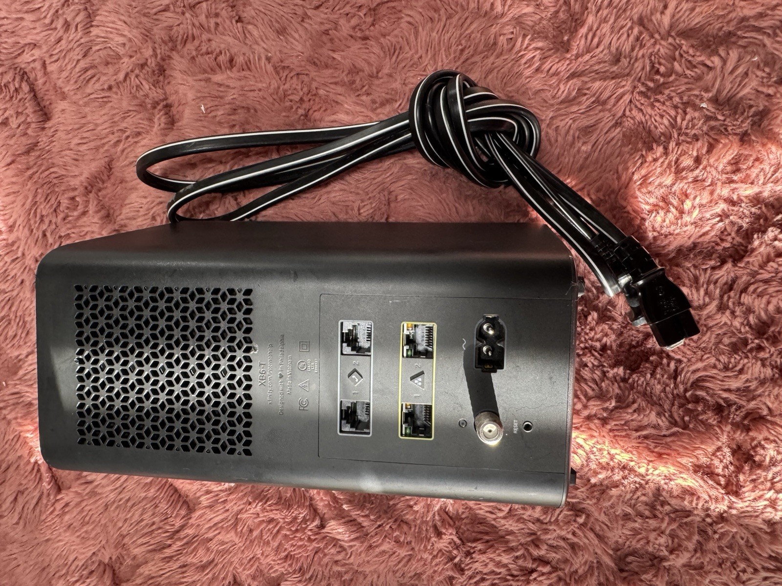 XFINITY Comcast XB6-T WiFi Router and Modem Black Power Cord
