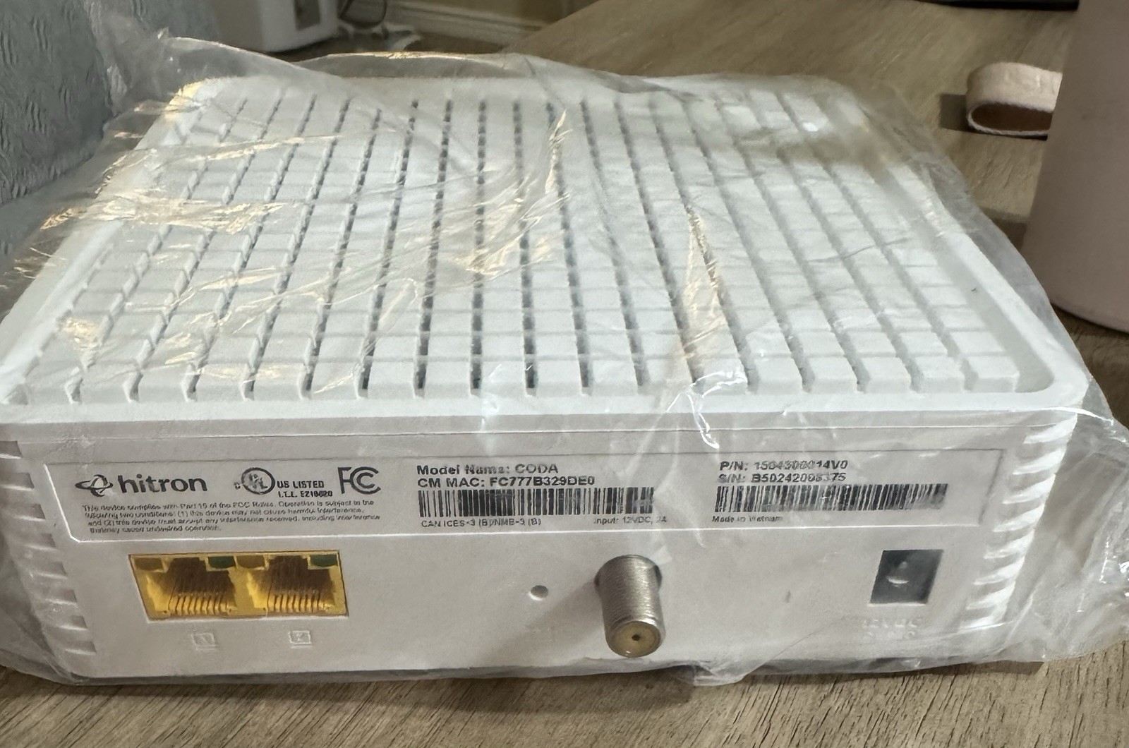 Hitron Coda -S12 DOCSIS 3.1 Modem