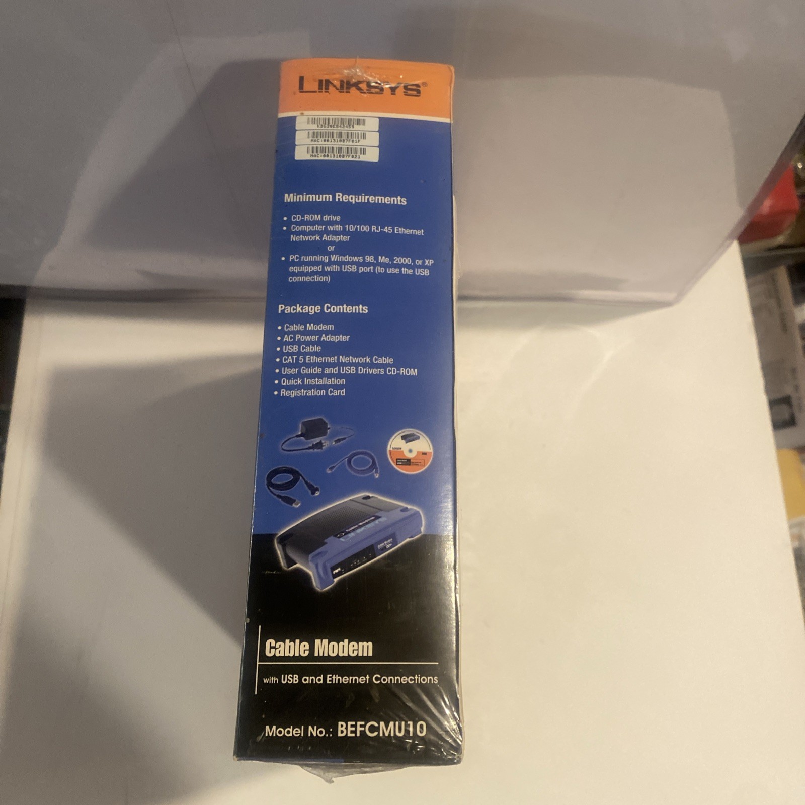 Linksys Cable Modem BEFCMU10 42.88 Mbps New Sealed Box