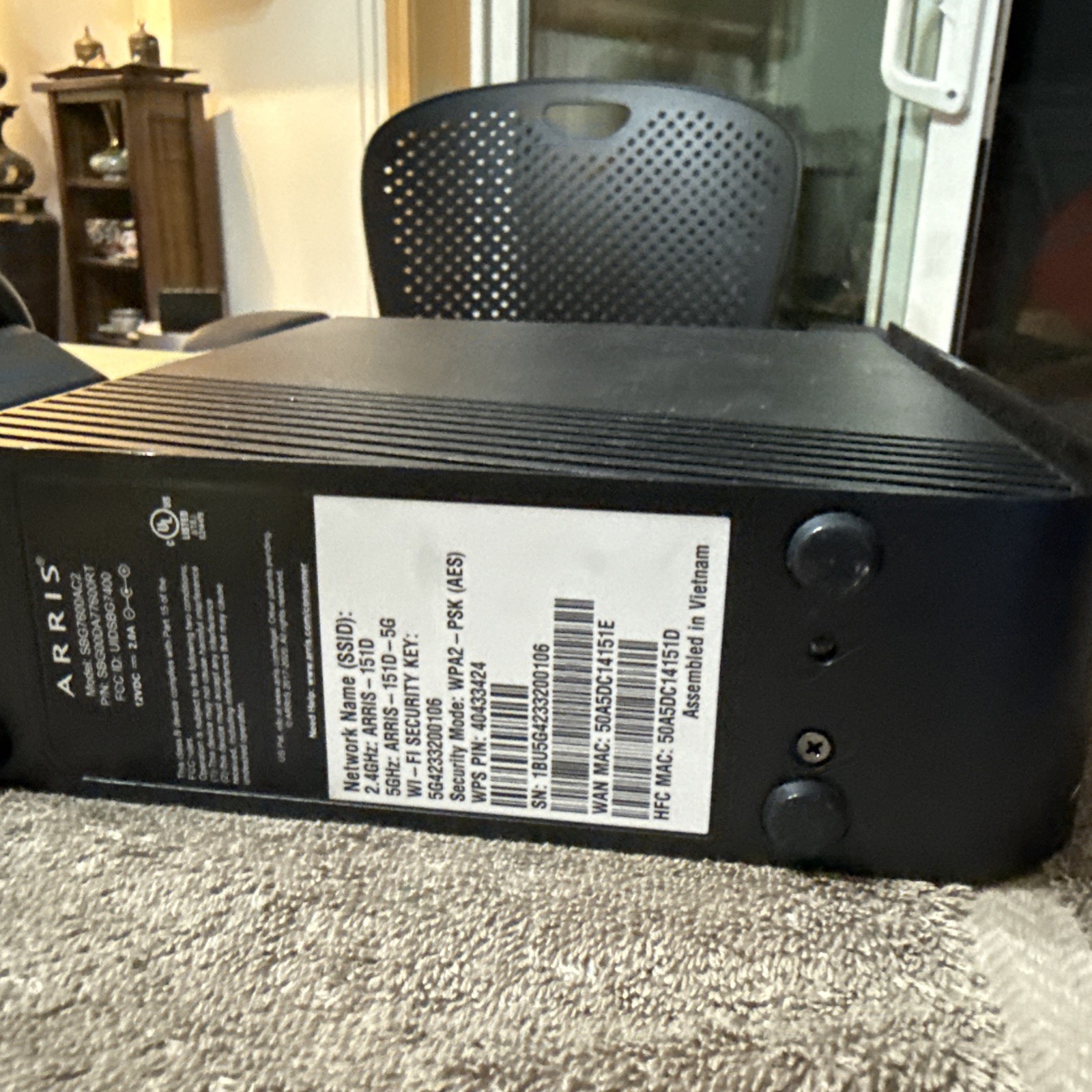 ARRIS SURFboard SBG7600AC2 DOCSIS 3.0 Cable Modem & AC2350 Dual-Band WiFi Router