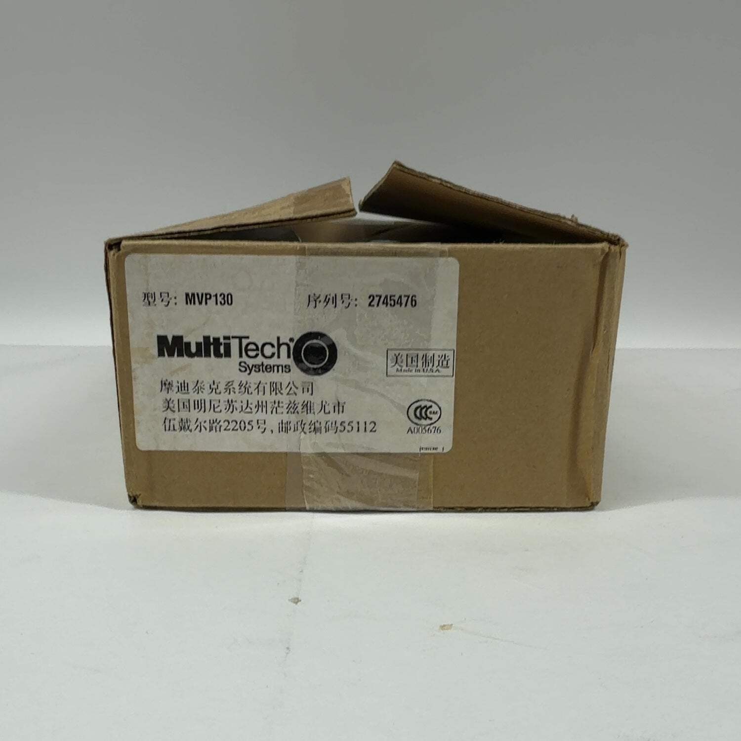 Multitech MVP130 Dual Band wired A005676 Cable Modem