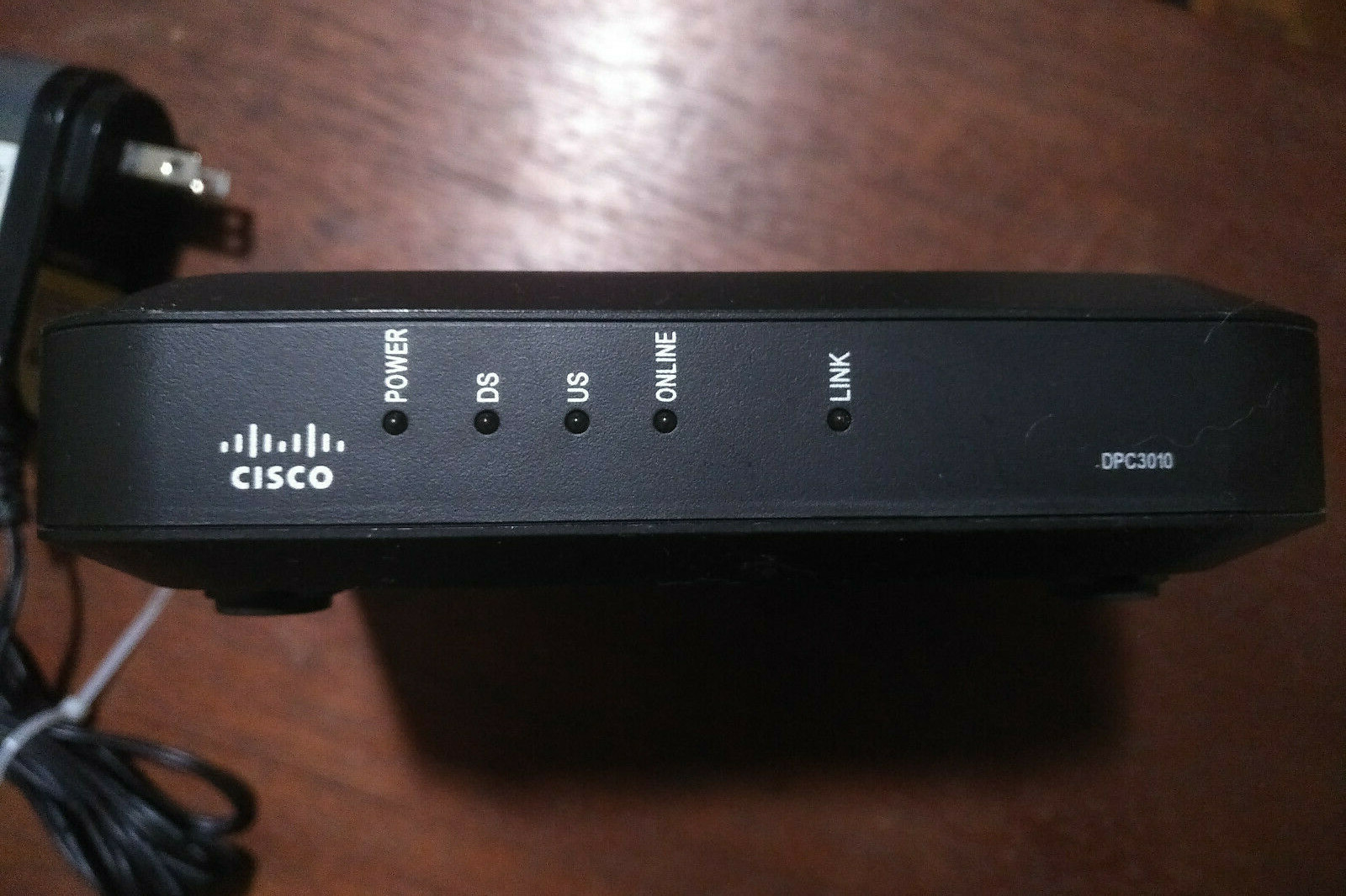 CISCO DPC3010 Cable Modem DOCSIS 3.0 With Power Adapter