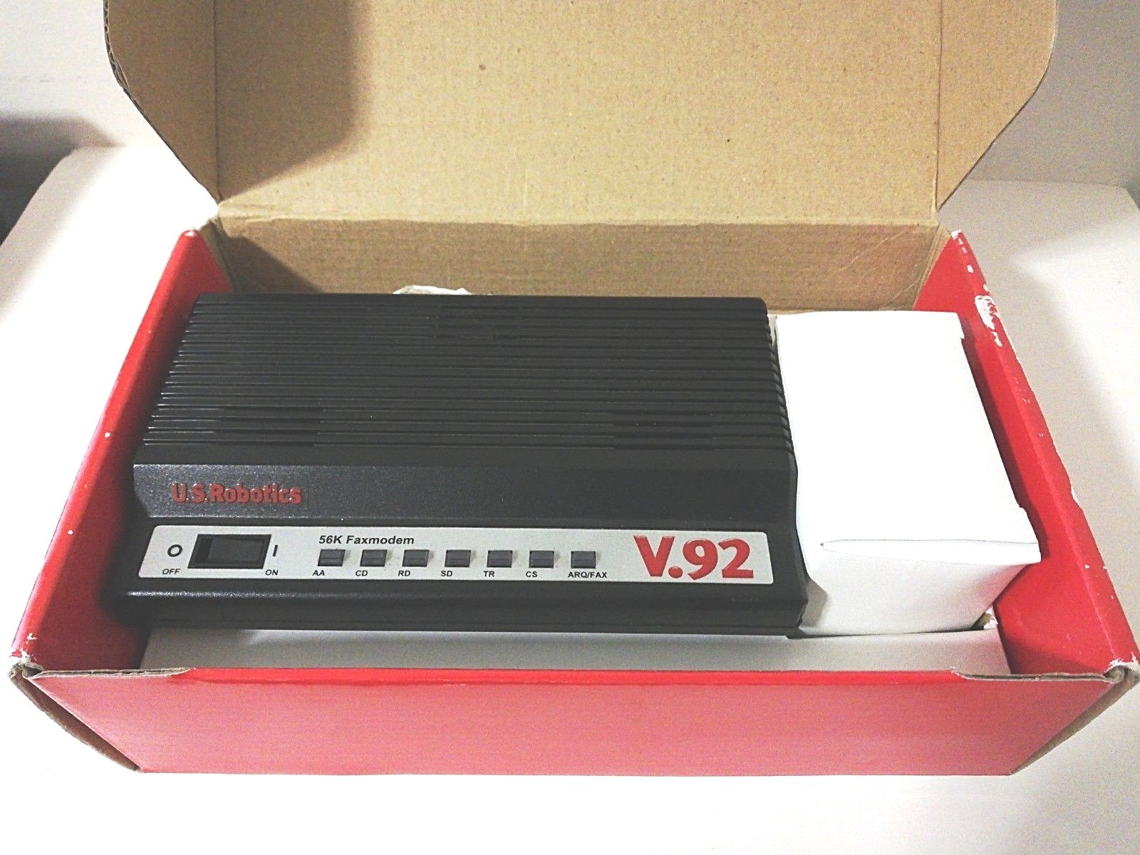 US Robotics USR5686E 56K External FaxModem w/ V.92 & V.90 Standard Technologies