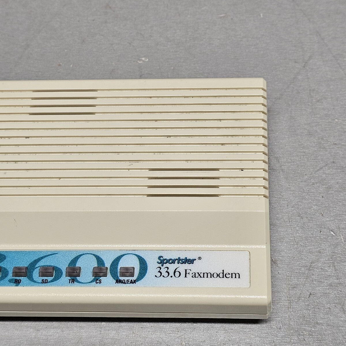 Vintage USRobotics Sportster 33.6 Faxmodem Model 6459 External Serial Modem USA