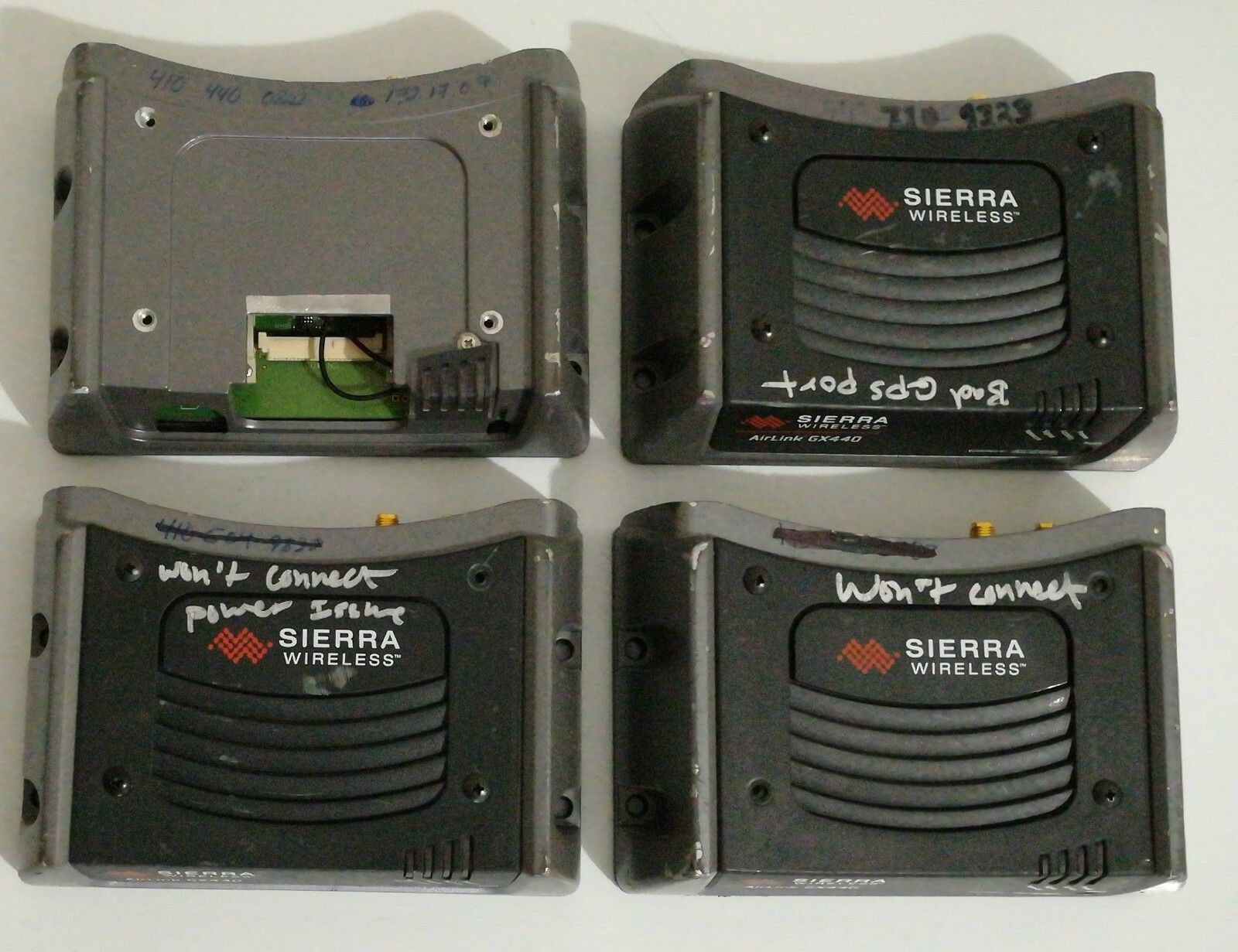 Lot of 4 SIERRA WIRELESS AirLink GX440 Verizon 4G LTE Wireless Cellular Modem