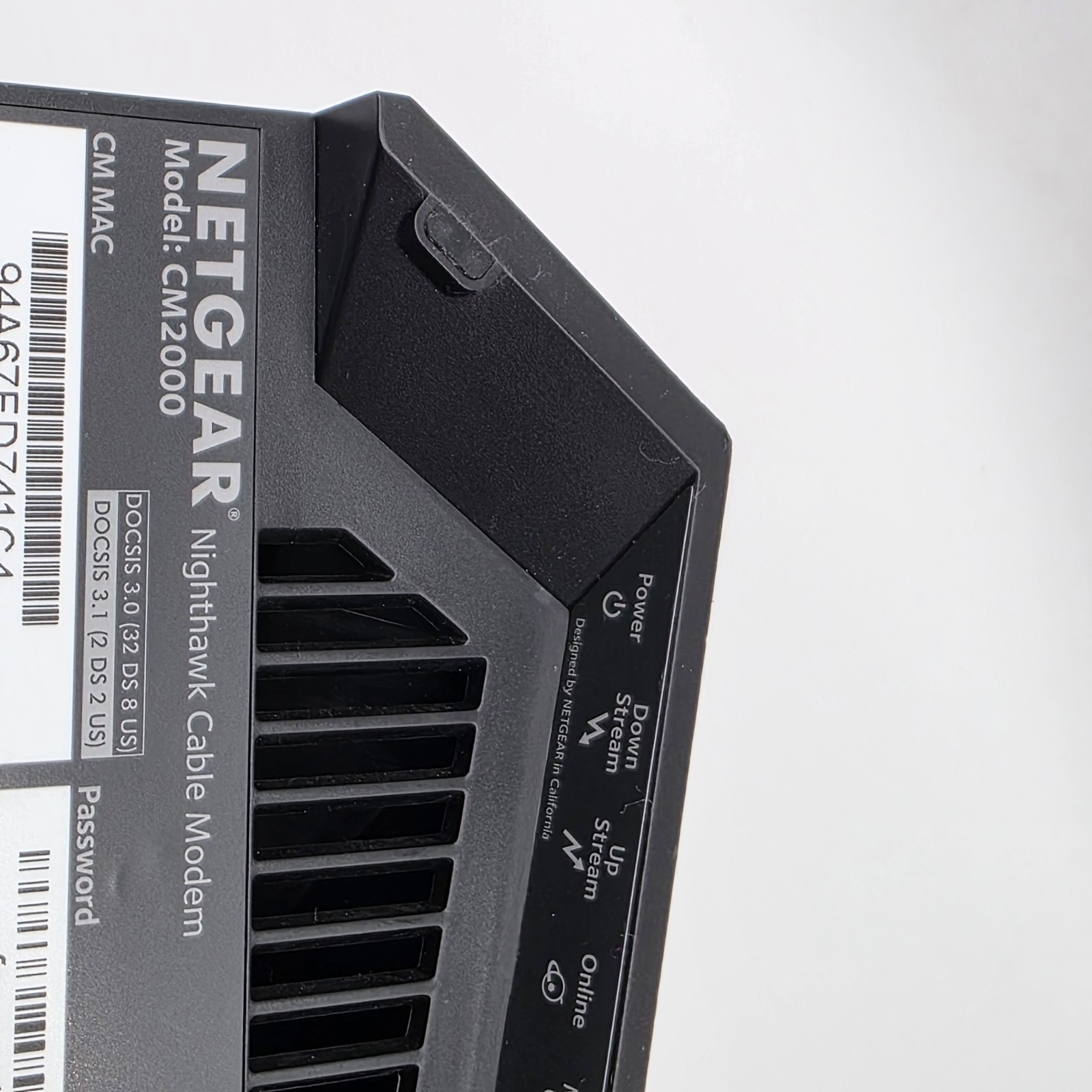 Netgear Nighthawk CM2000 DOCSIS 3.1 Multi-Gig 2.5Gbps Cable Modem w/ Cables