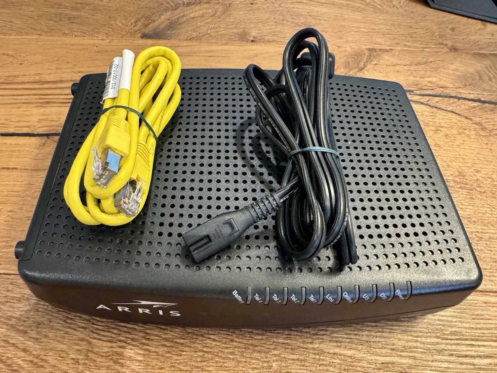 ARRIS TM804G DOCSIS 3.0 VoIP Xfinity Cable Modem 1Gbps 4-Port Black