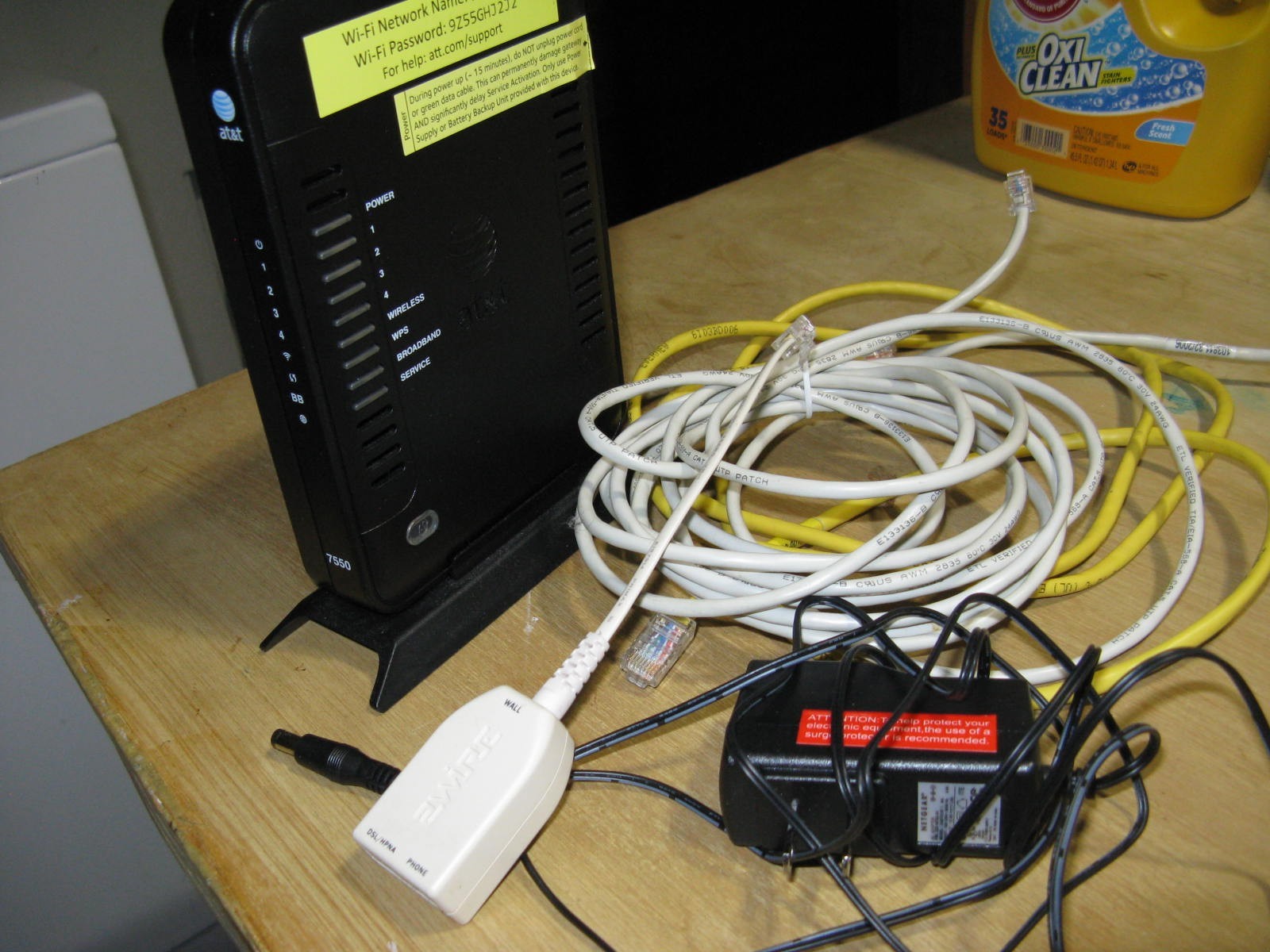 Netgear AT&T 7550 ADSL 2+ Modem Router B90-755025-15